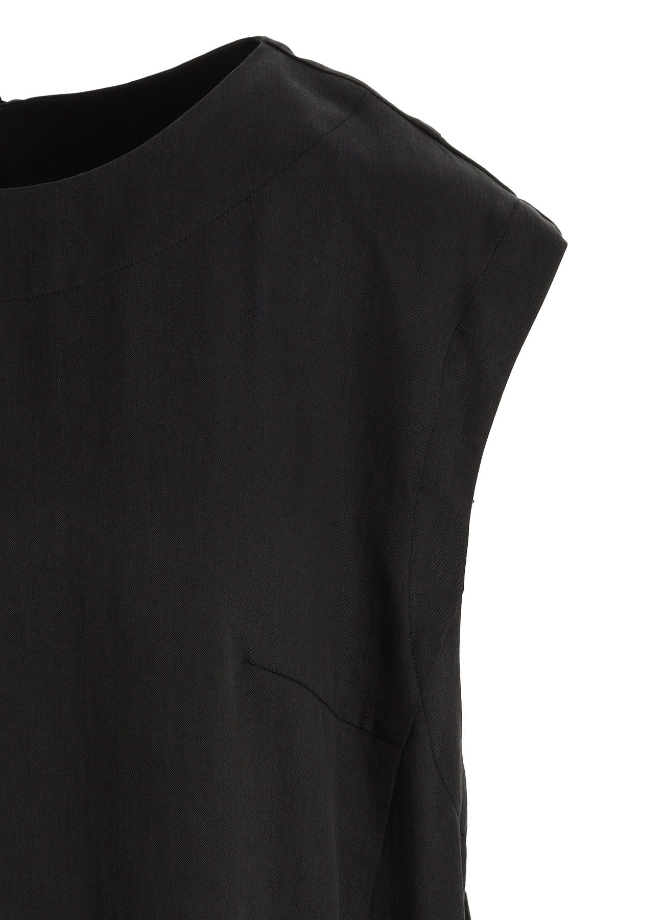 CELLULOSE TWILL JUMPER DRESS