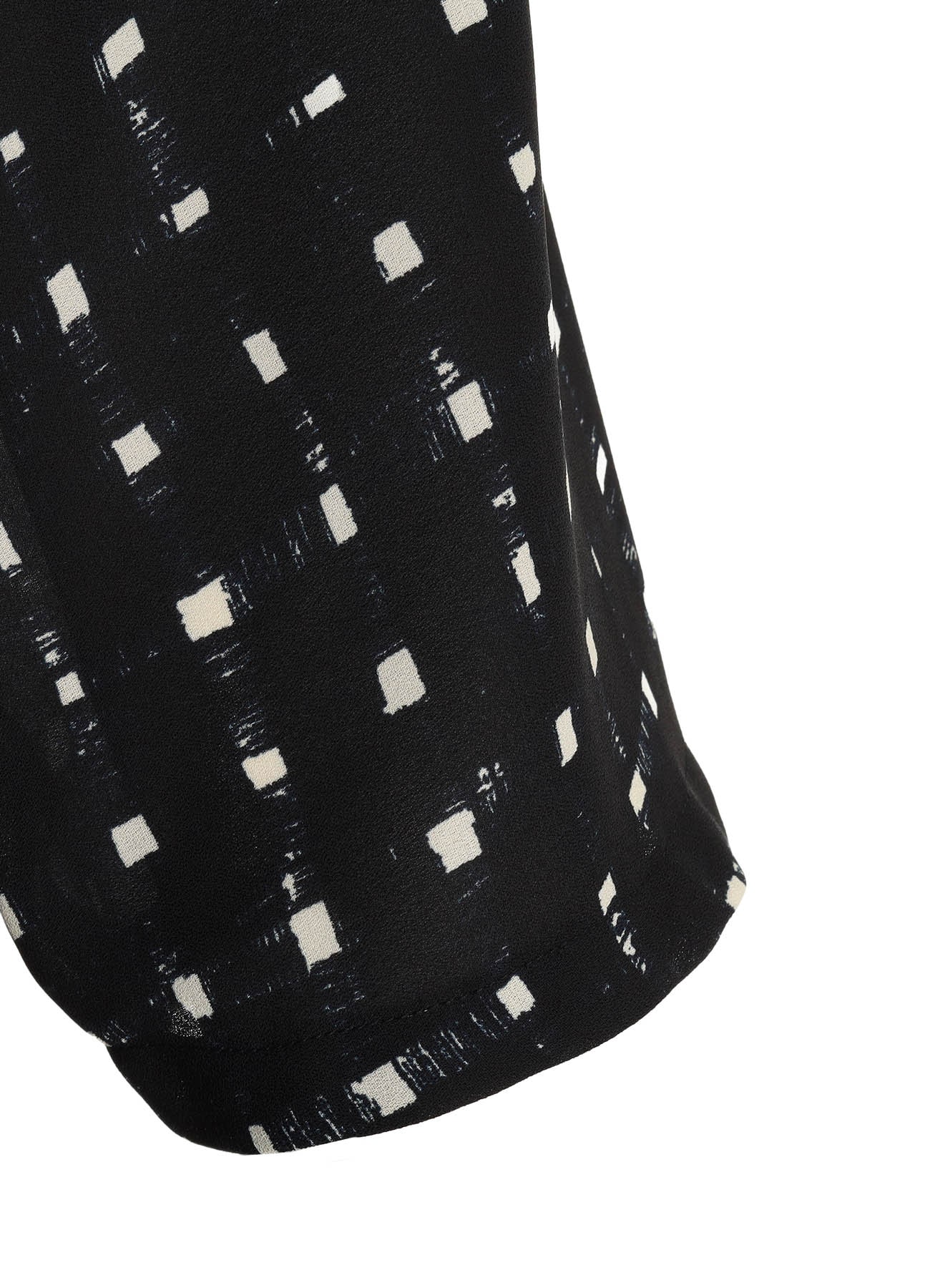 POLYESTER GEORGETTE PRINT SHIRT COAT