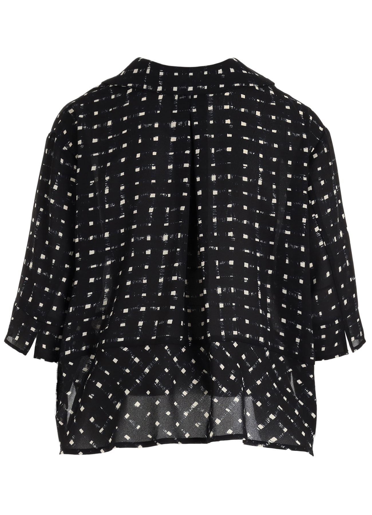 POLYESTER GEORGETTE PRINT SHIRT