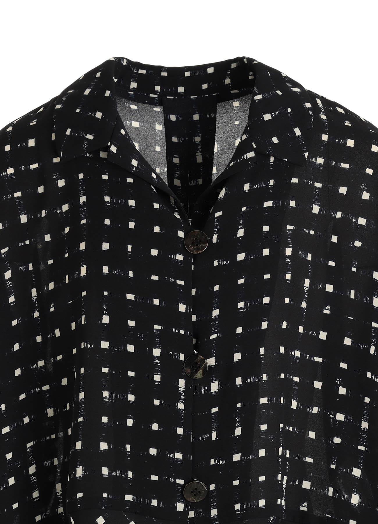 POLYESTER GEORGETTE PRINT SHIRT