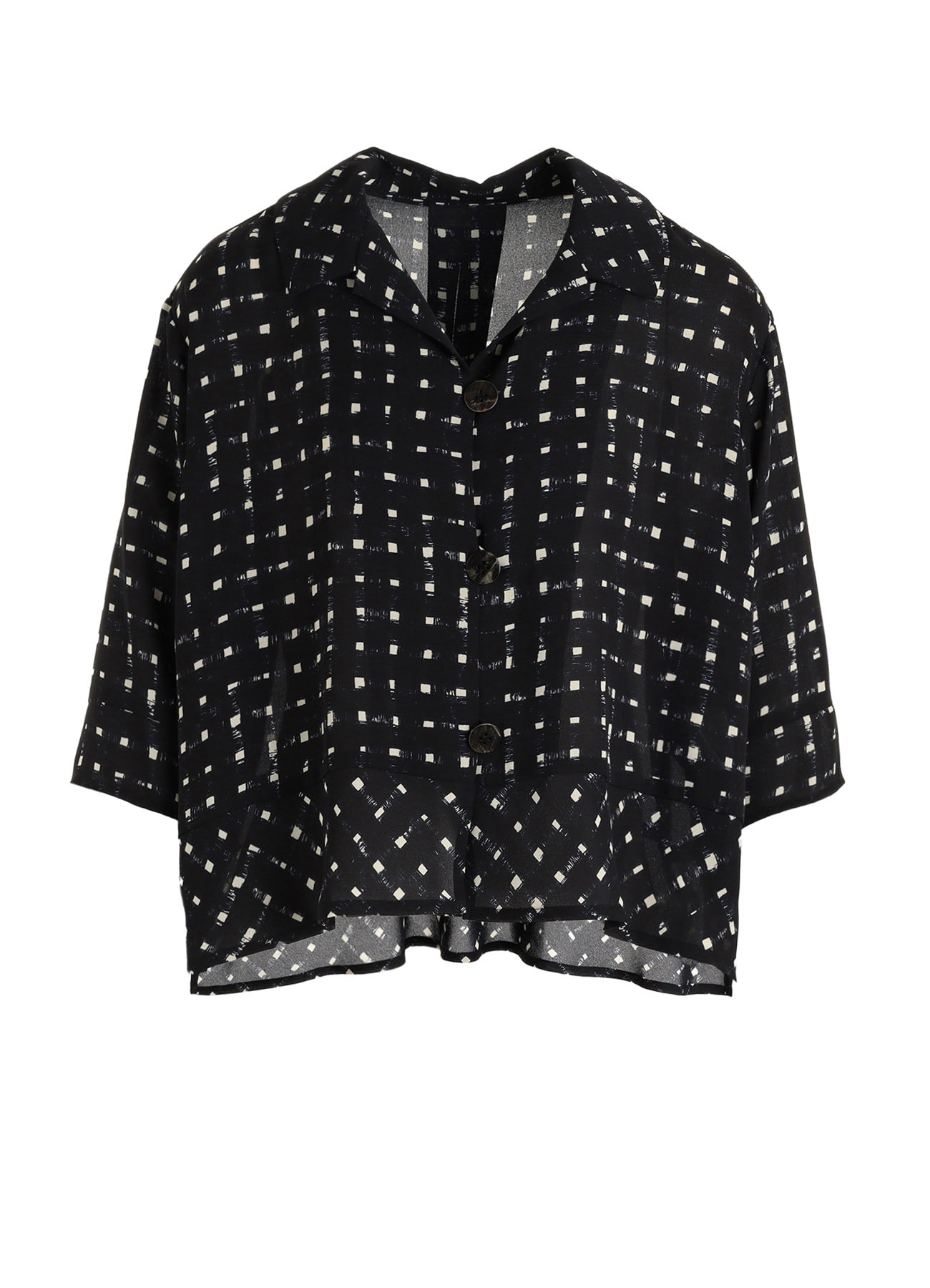 POLYESTER GEORGETTE PRINT SHIRT