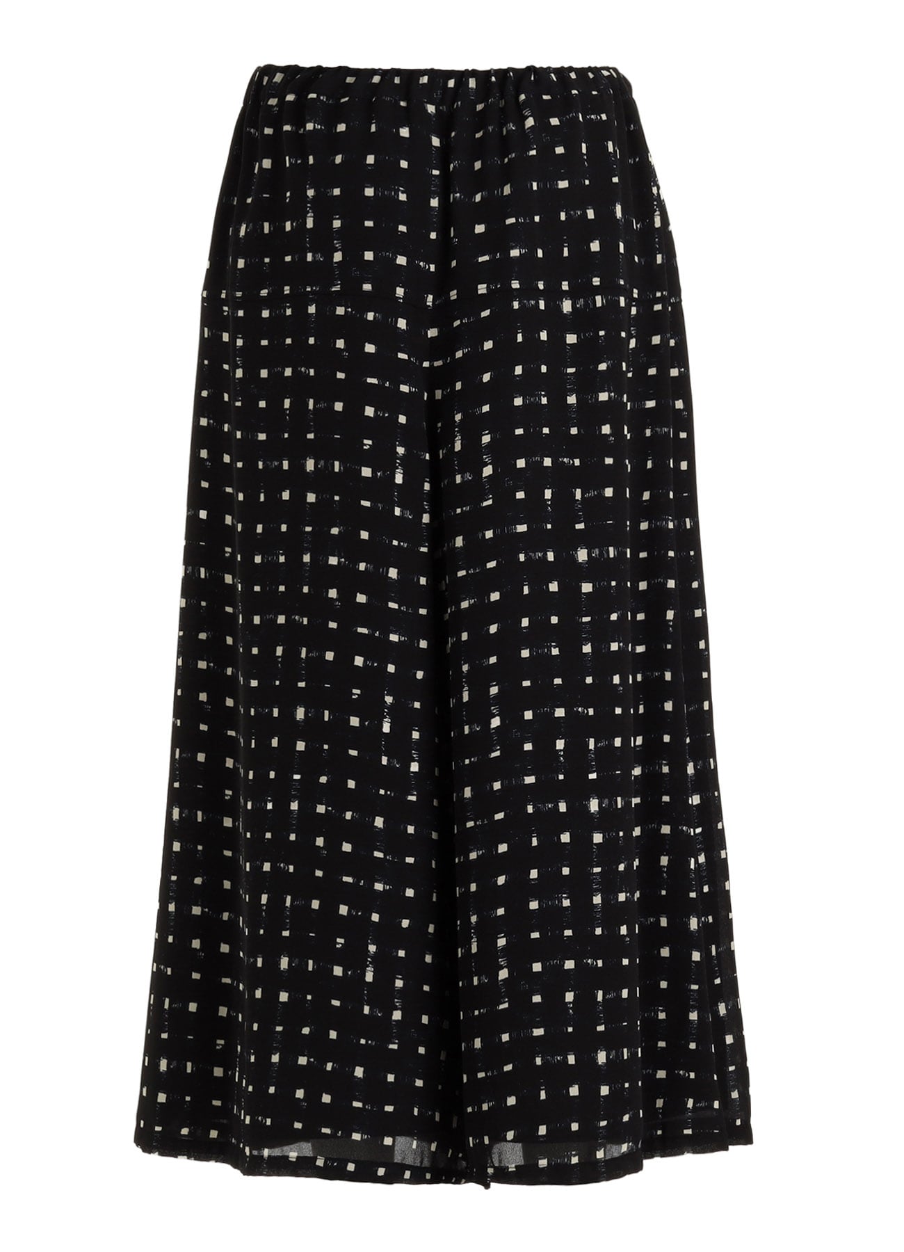 POLYESTER GEORGETTE PRINT CULOTTE PANTS