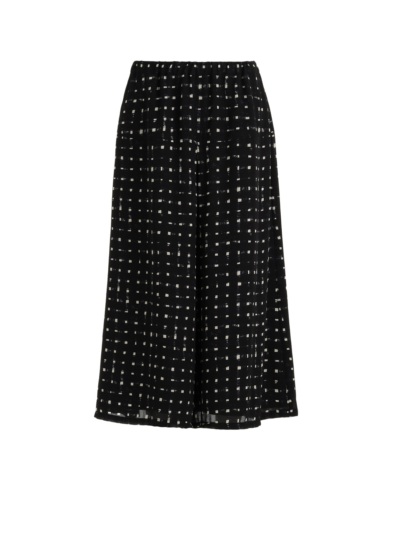 POLYESTER GEORGETTE PRINT CULOTTE PANTS