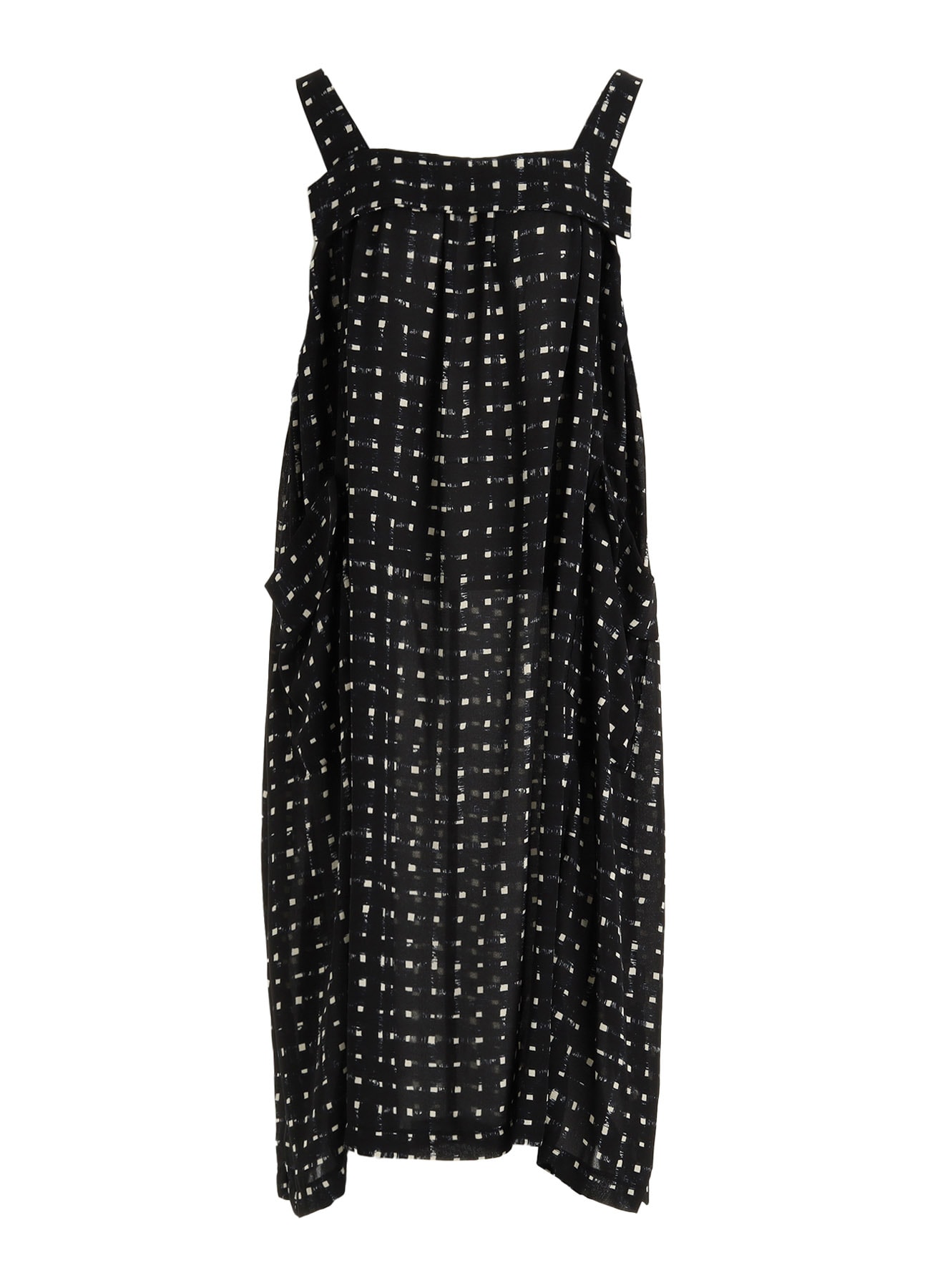 POLYESTER GEORGETTE PRINT JUMPER DRESS