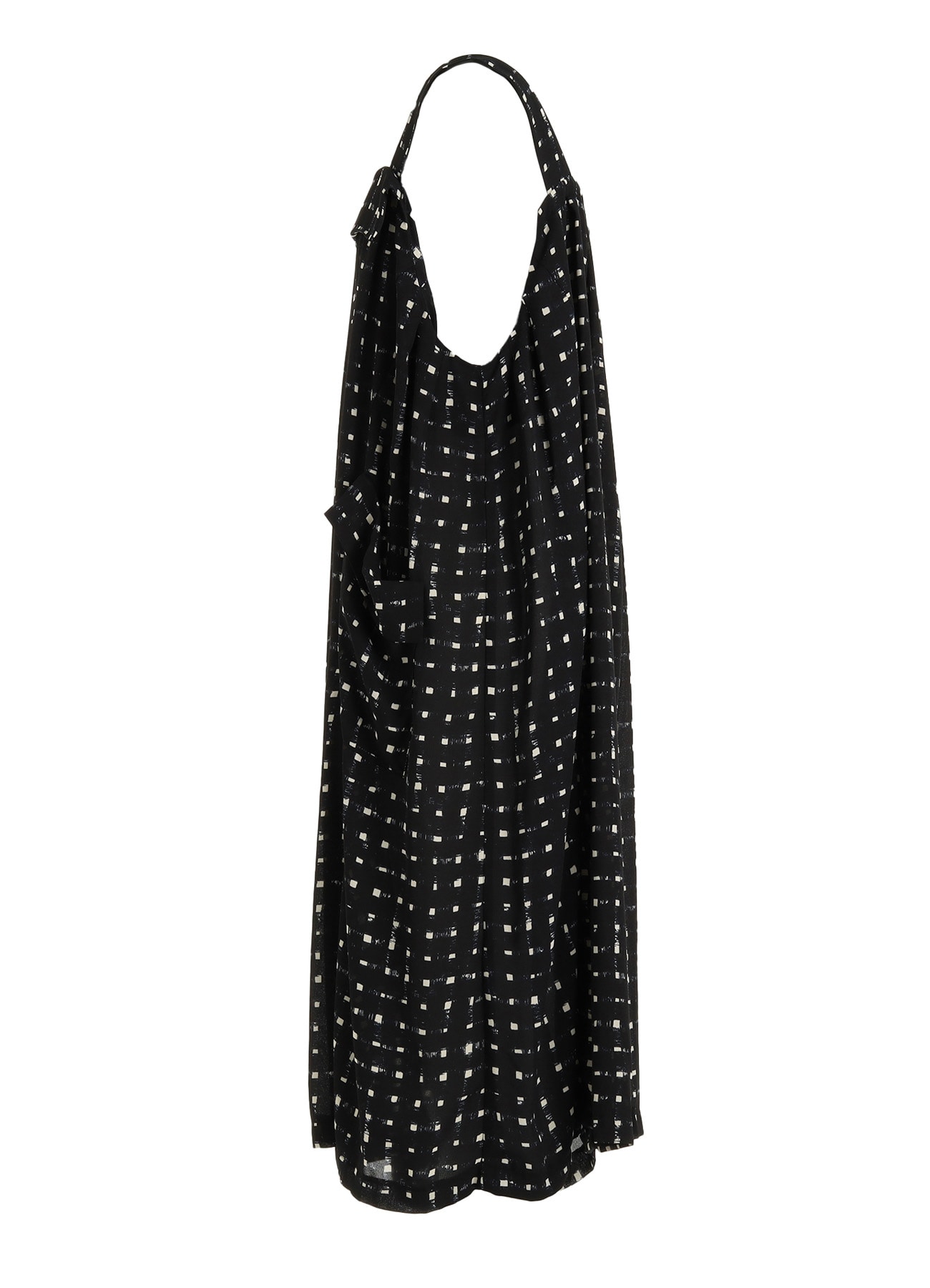 POLYESTER GEORGETTE PRINT JUMPER DRESS