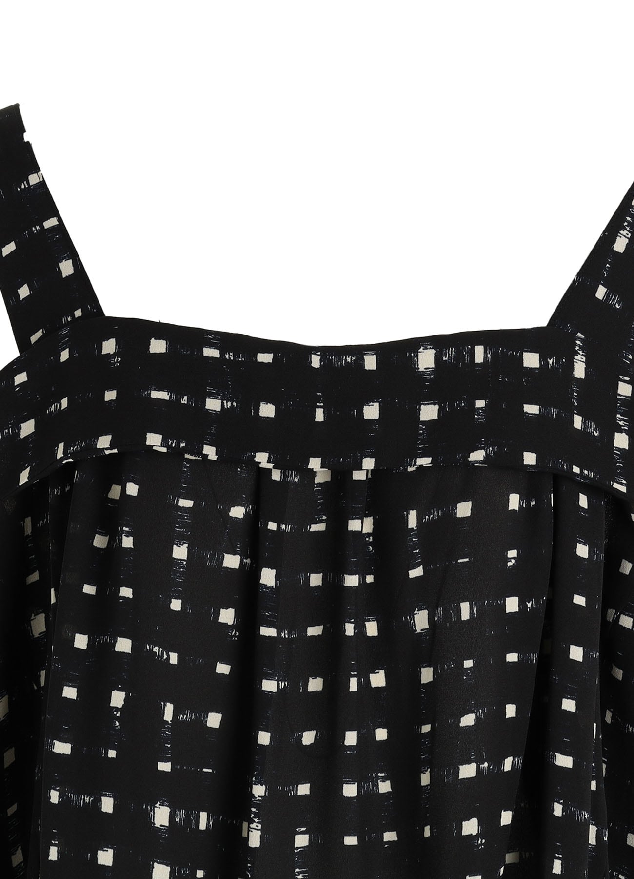 POLYESTER GEORGETTE PRINT JUMPER DRESS