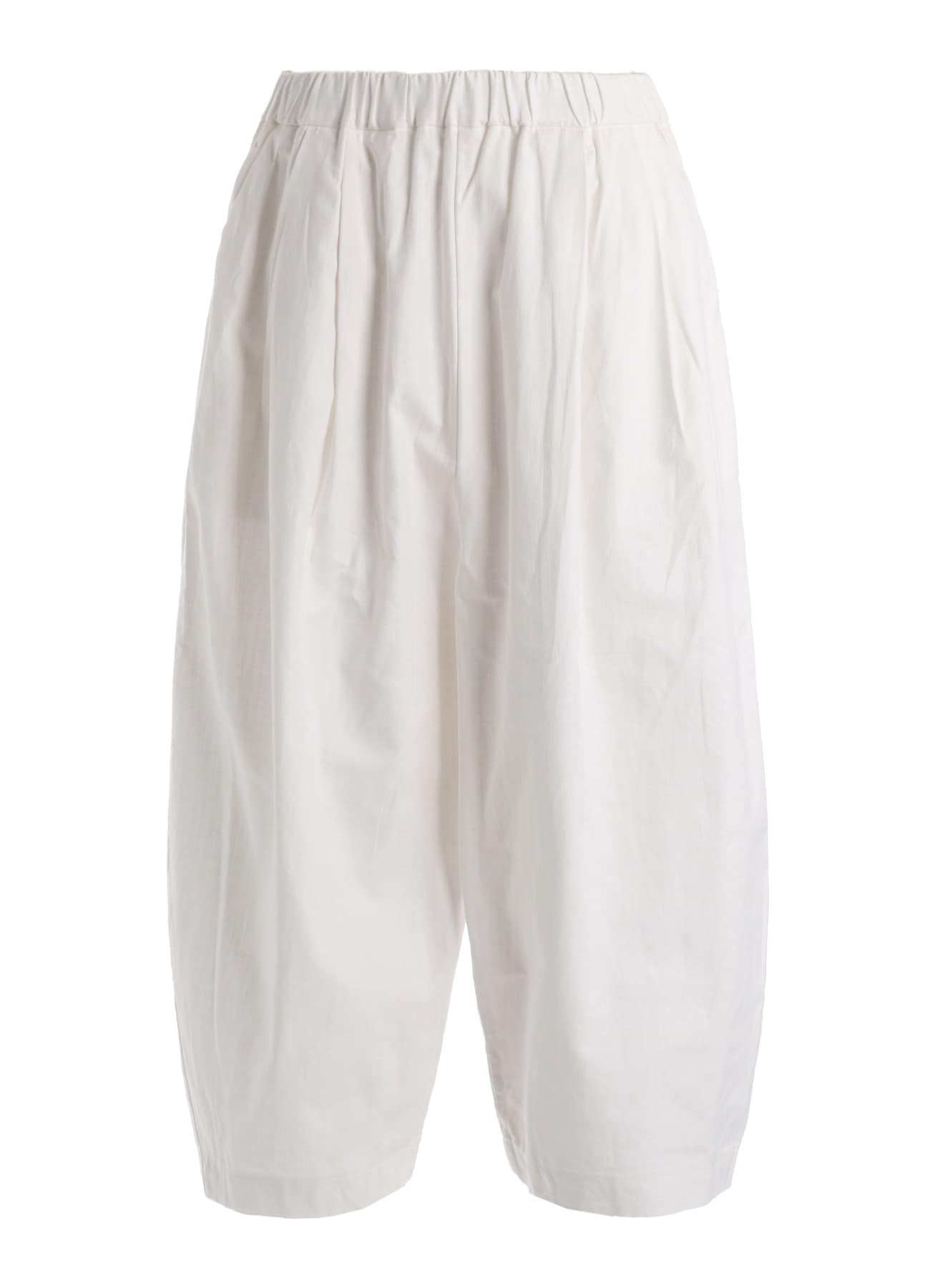 C/L UNEVEN THREAD SERGE TUCK PANTS