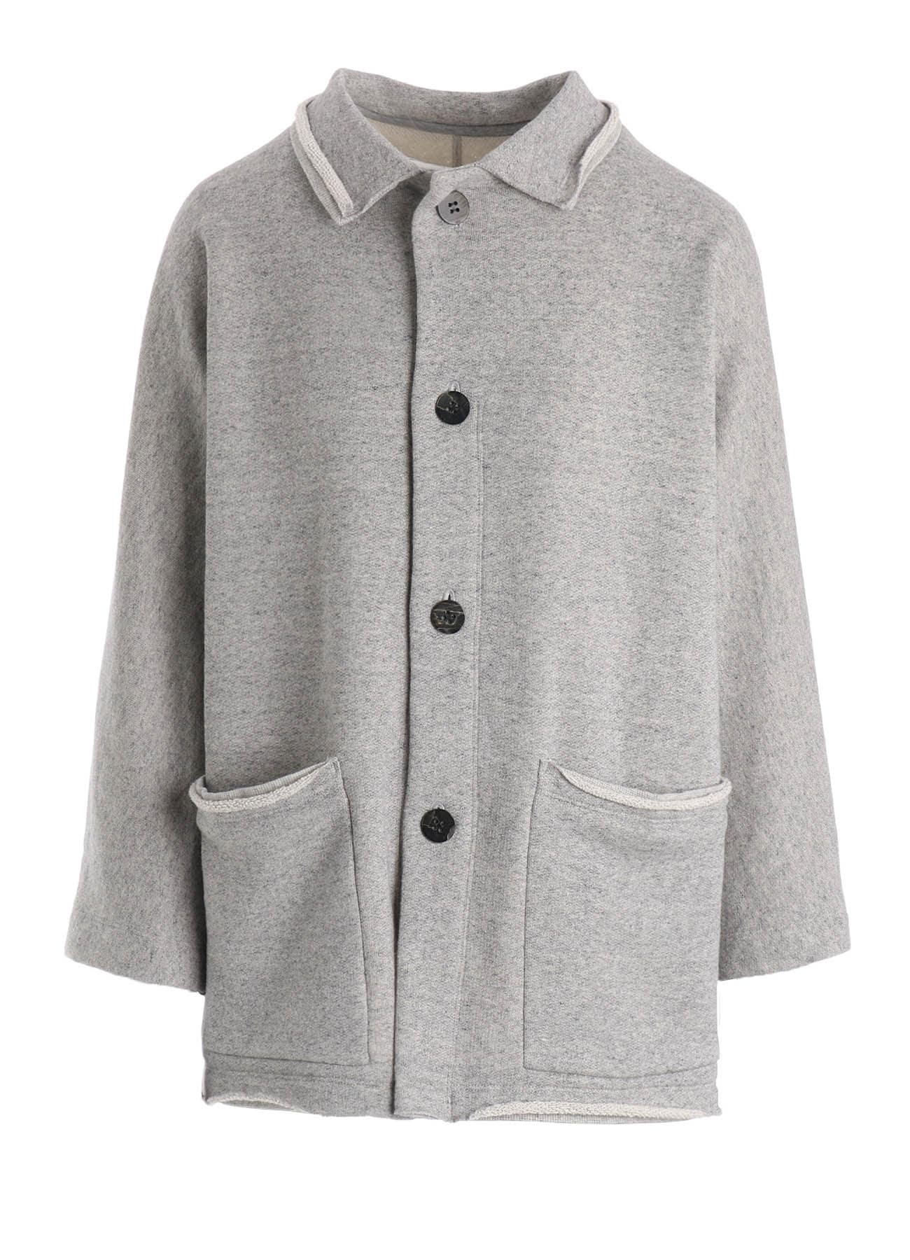 COTTON CELLULOSE FLEECE JACKET