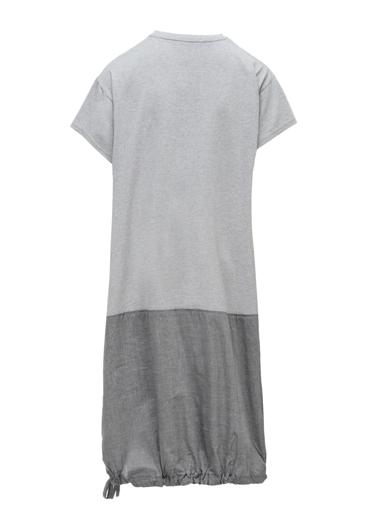 COTTON BROAD JERSEY SWITCHING SHORT SLEEVE ONE PIECE