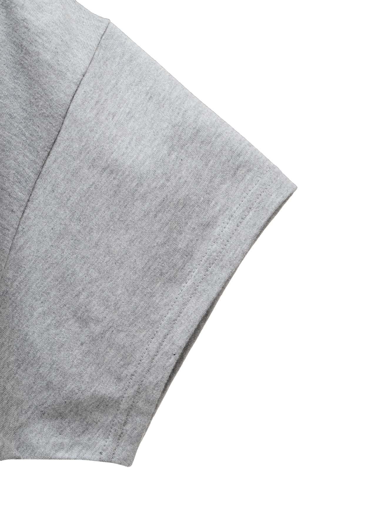 COTTON BROAD JERSEY SWITCHING SHORT SLEEVE ONE PIECE