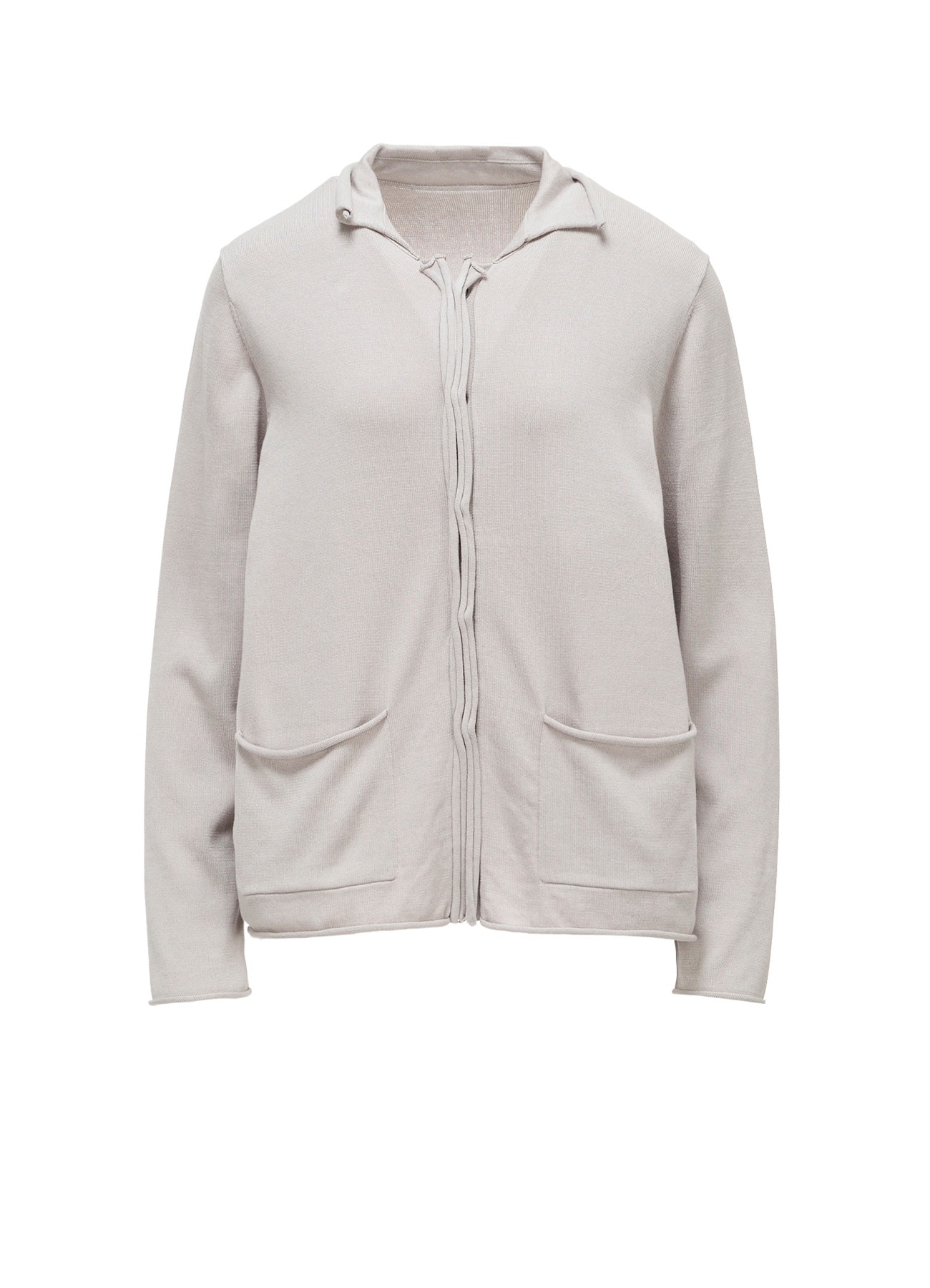 COTTON CELLULOSE KNIT CARDIGAN