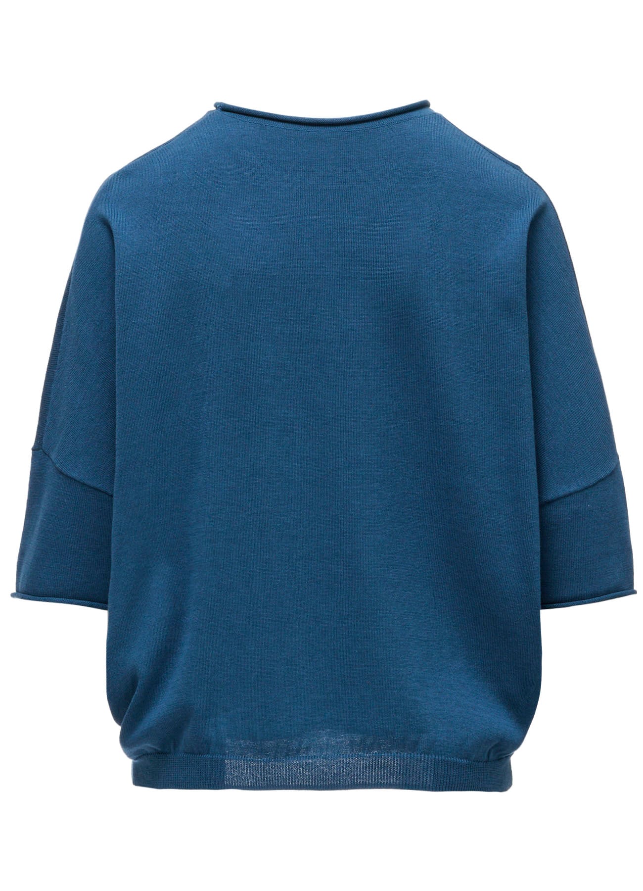 COTTON CELLULOSE KNIT PULLOVER