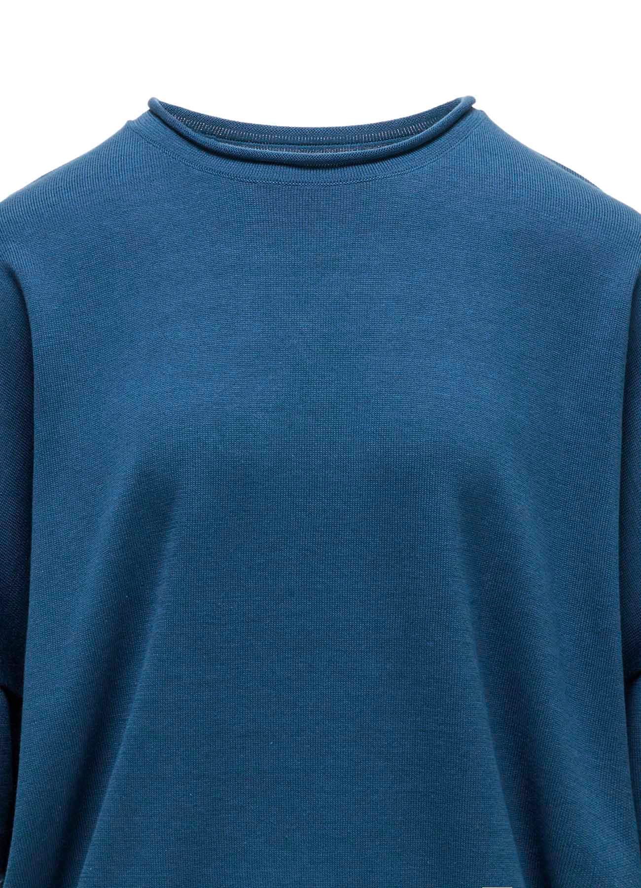COTTON CELLULOSE KNIT PULLOVER