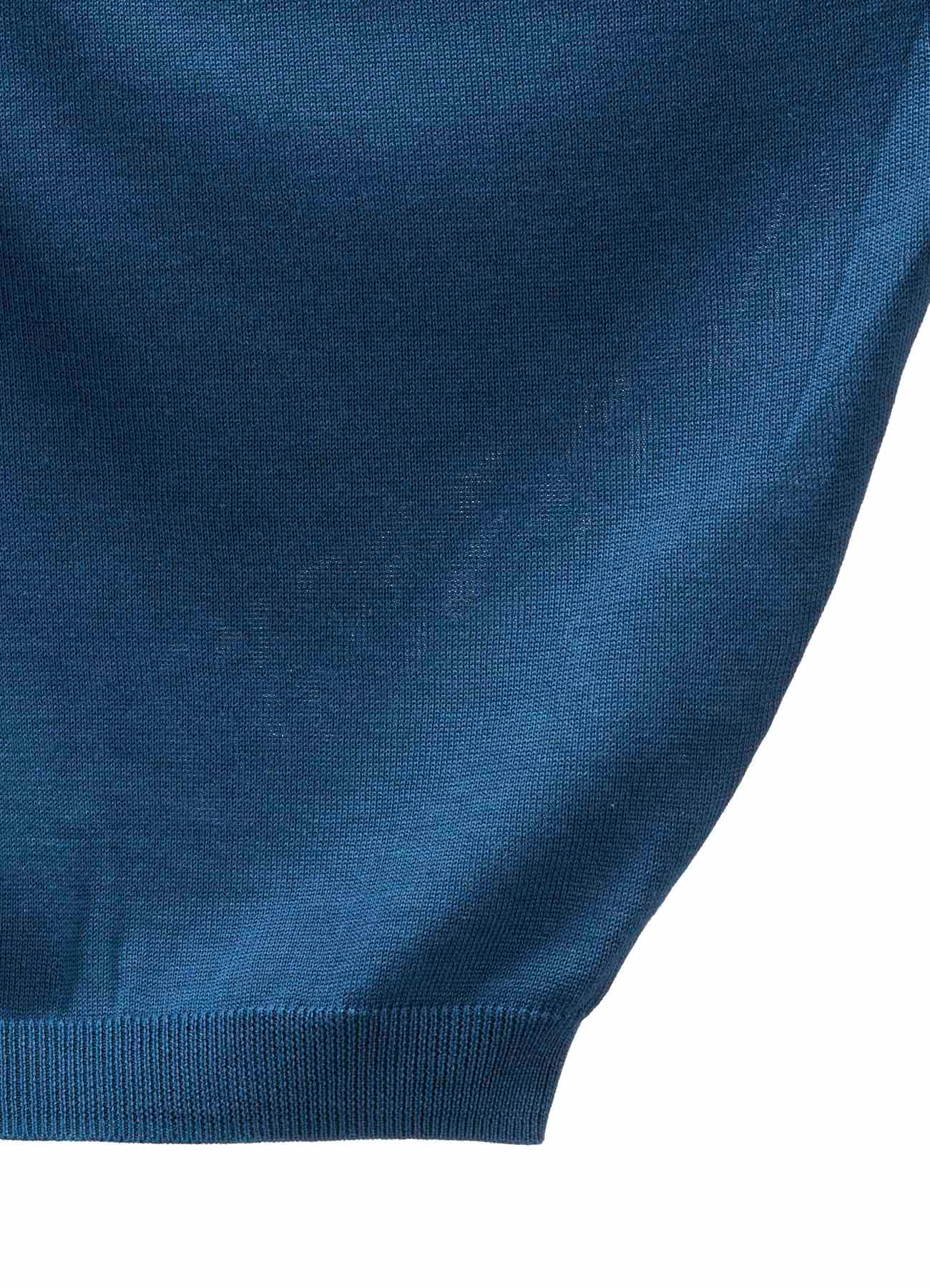 COTTON CELLULOSE KNIT PULLOVER