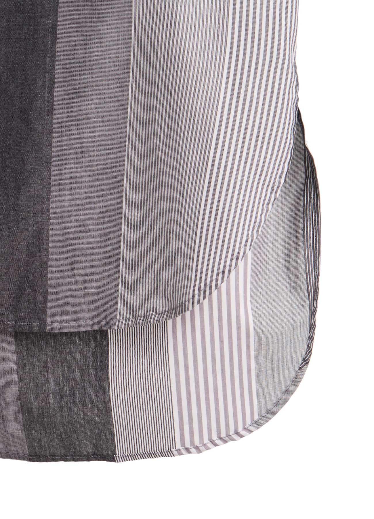 STRIPE SWITCHING SHIRT