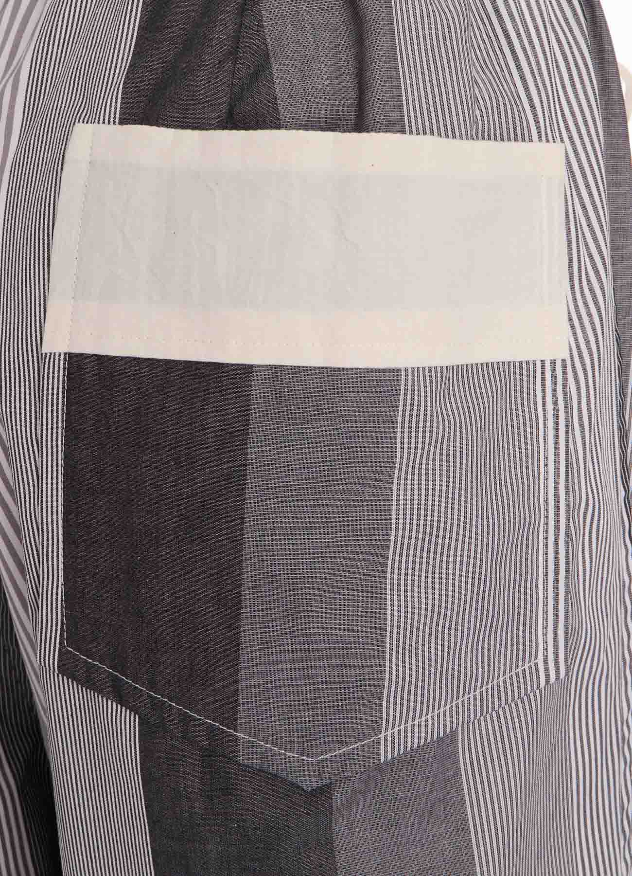 STRIPE SWITCHING PANTS
