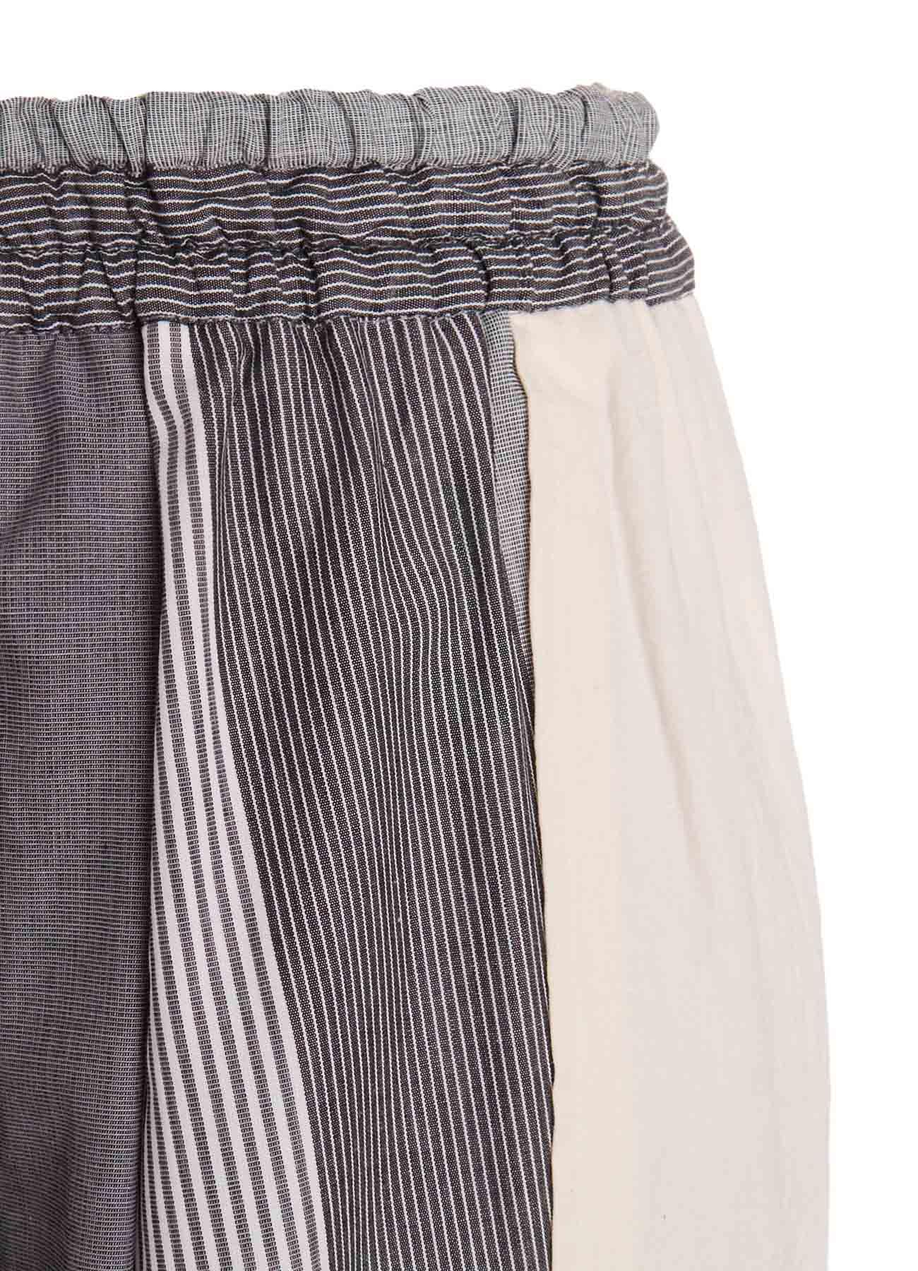 STRIPE SWITCHING PANTS