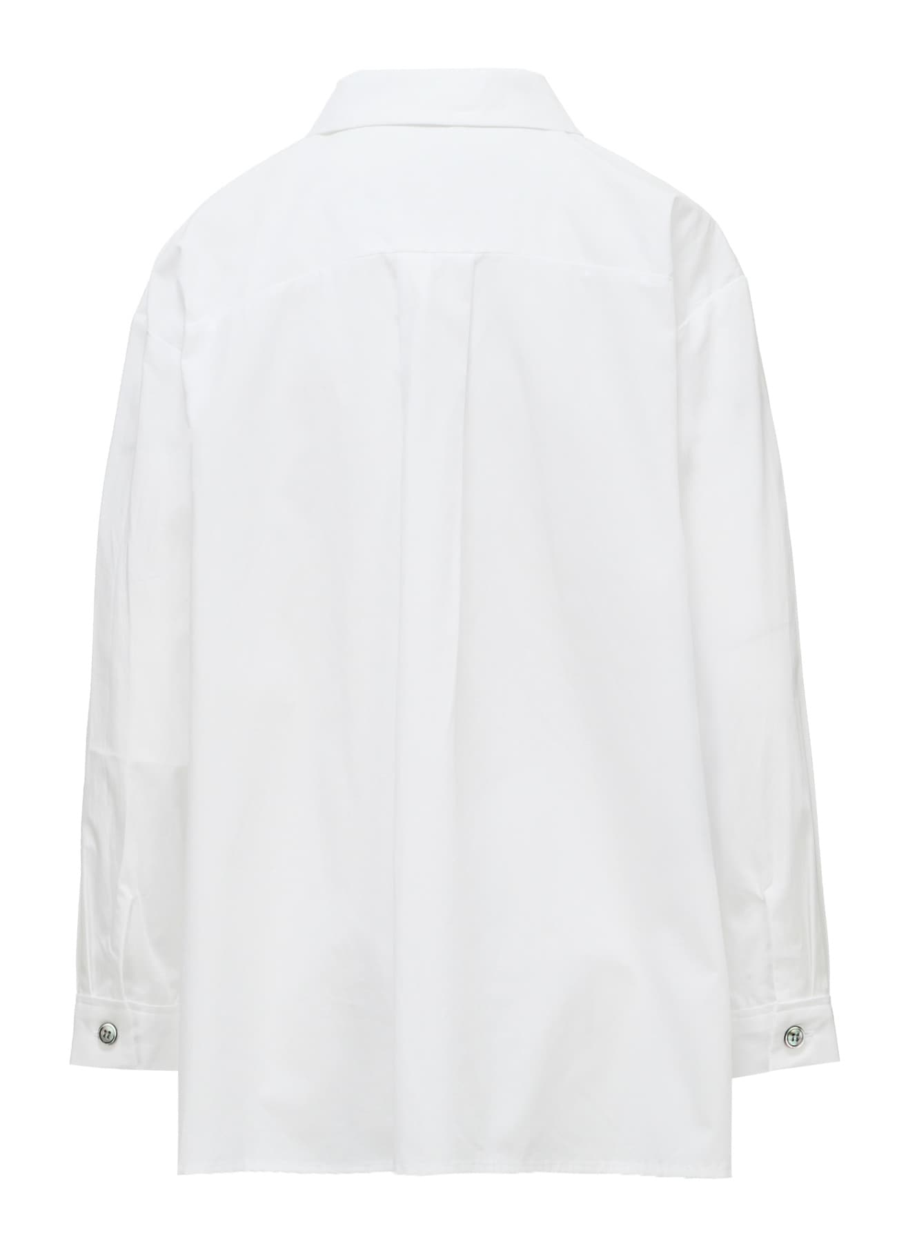 COTTON BROAD TYPEWRITER SWITCHING SHIRT