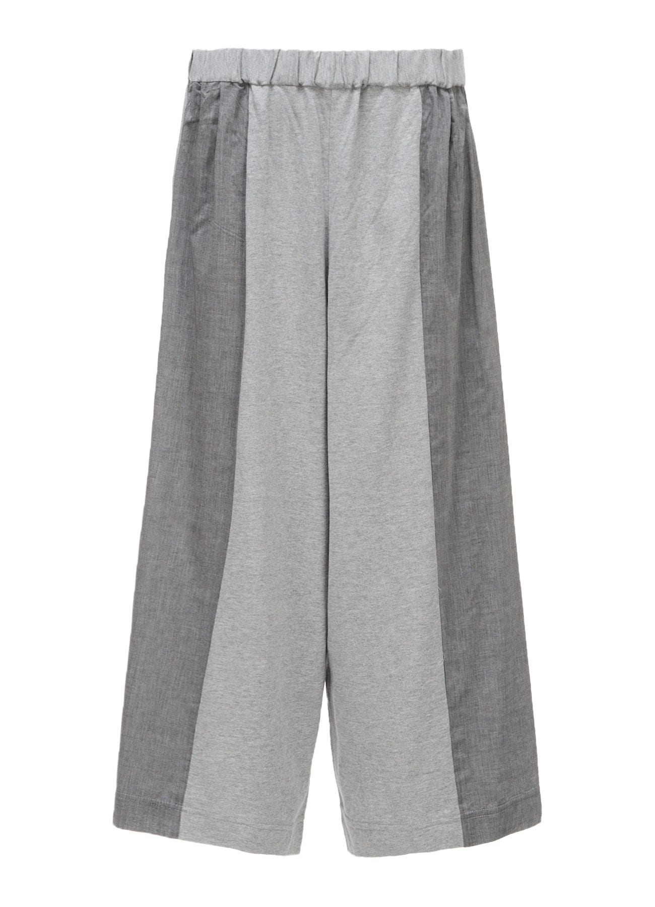 COTTON BROAD JERSEY SWITCHING PANTS