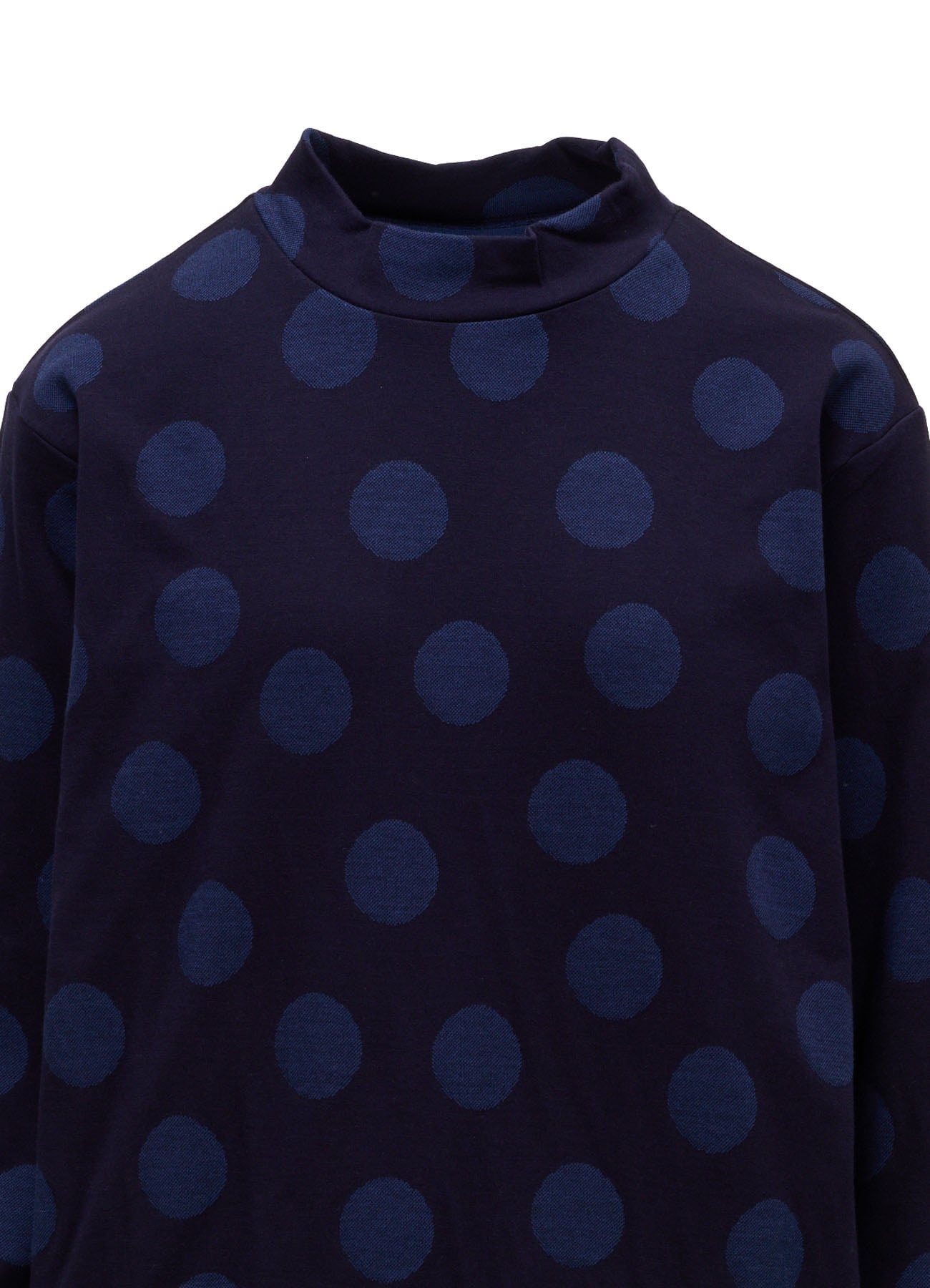 40/30 DUAL-LAYER DOT JACQUARD PULLOVER