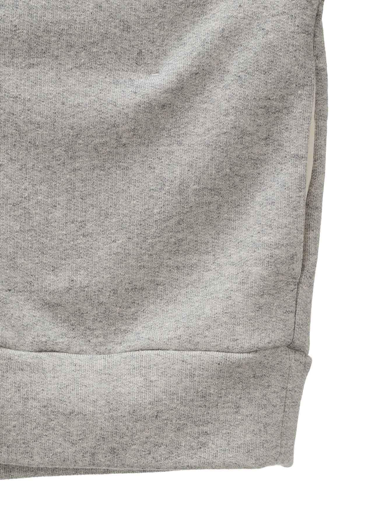 COTTON CELLULOSE FLEECE + LACE HOODIE