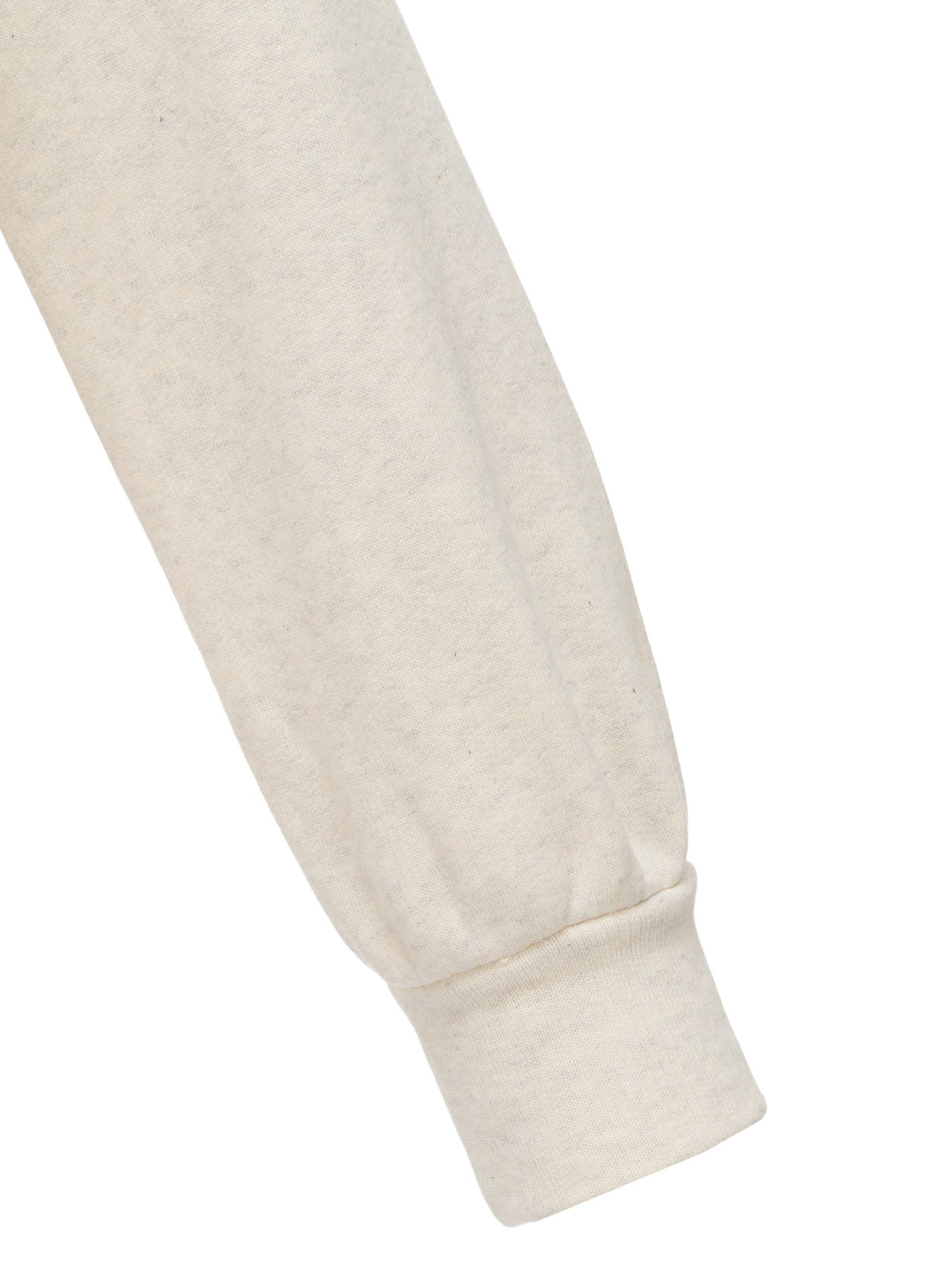 COTTON CELLULOSE FLEECE + LACE PULLOVER