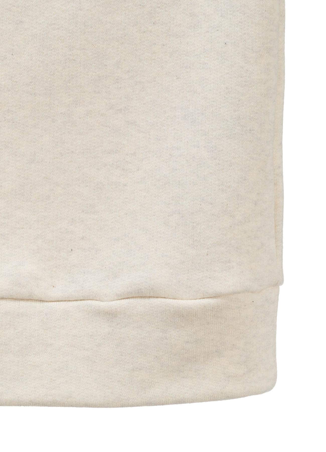 COTTON CELLULOSE FLEECE + LACE PULLOVER