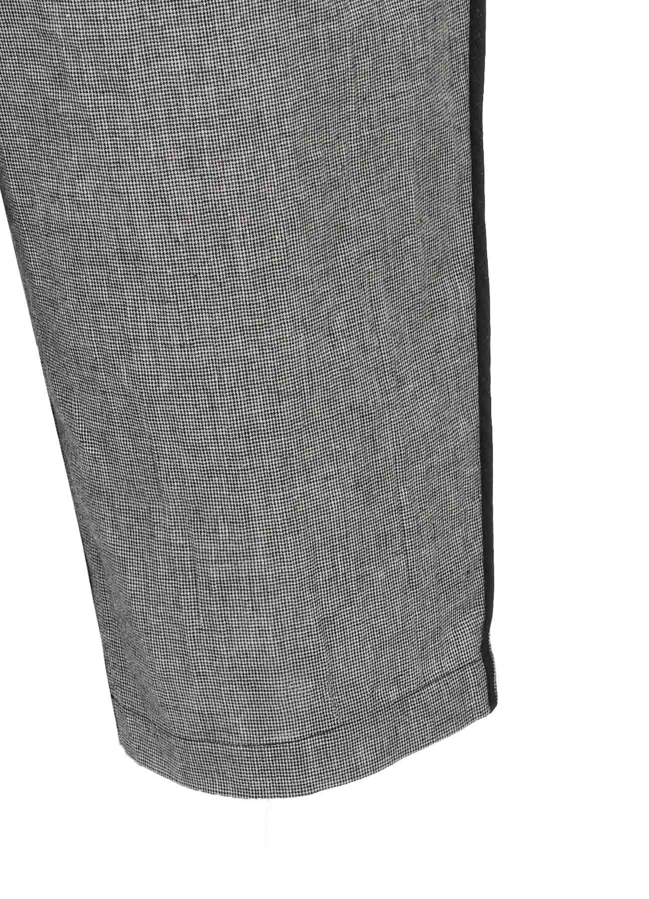 COTTON LINEN WASHER CURVED PANTS