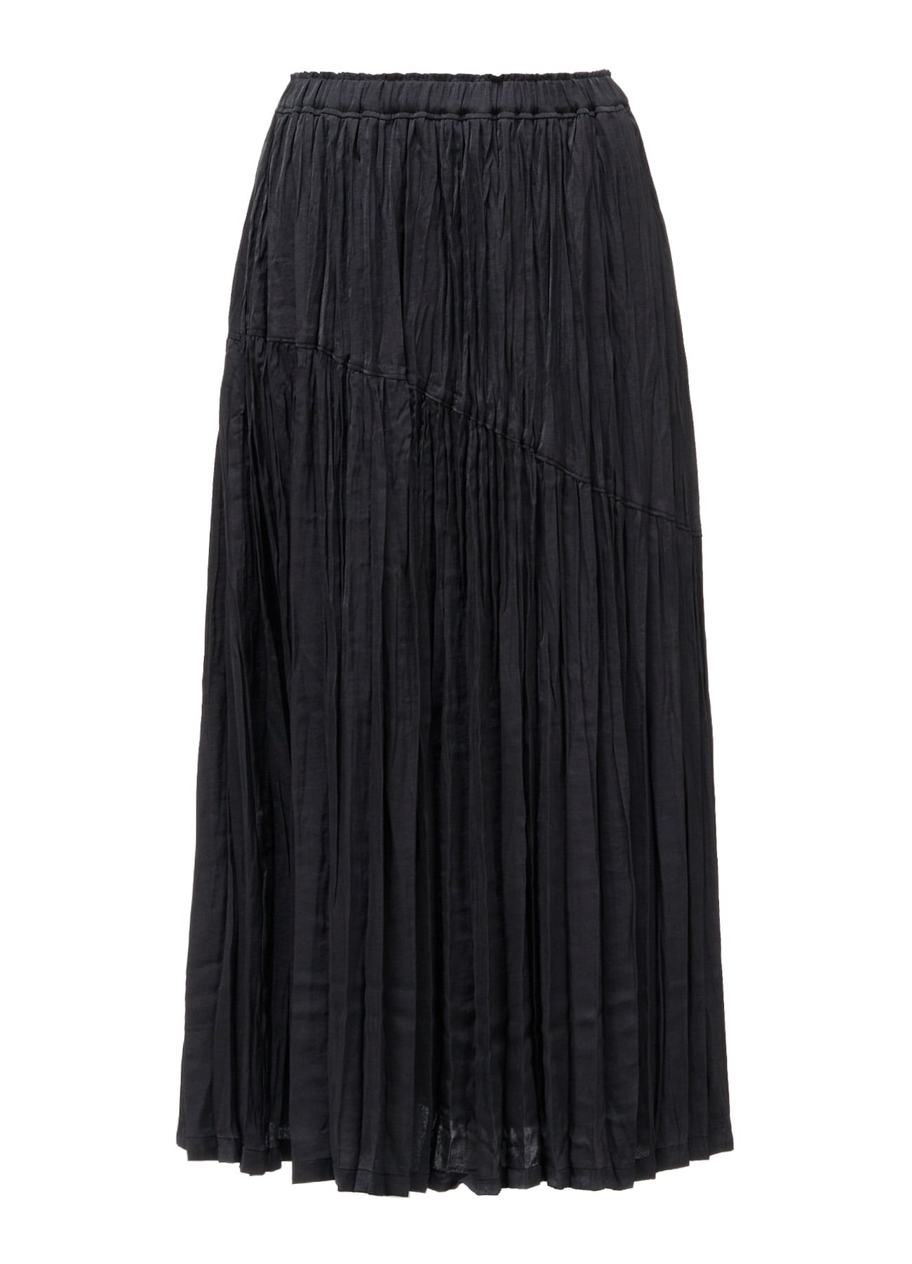 POLYESTER SATIN WASHER SKIRT