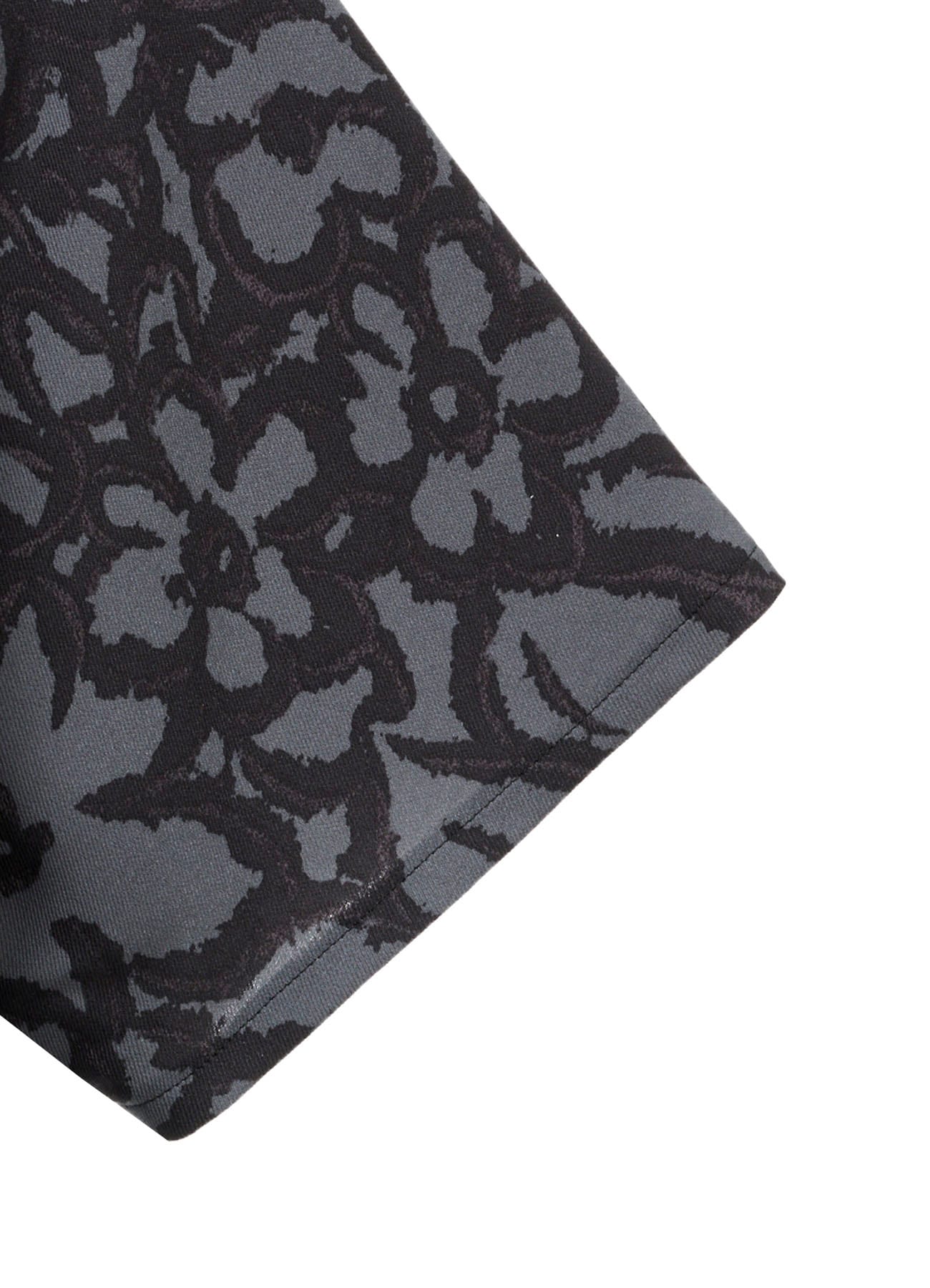 POLYESTER VIELLA FLOWER PRINT ASYMMETRIC PULLOVER