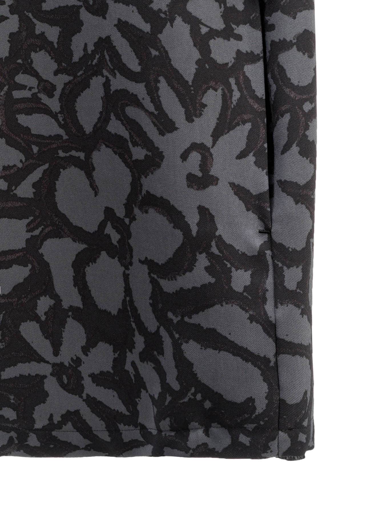 POLYESTER VIELLA FLOWER PRINT ASYMMETRIC HEM VEST