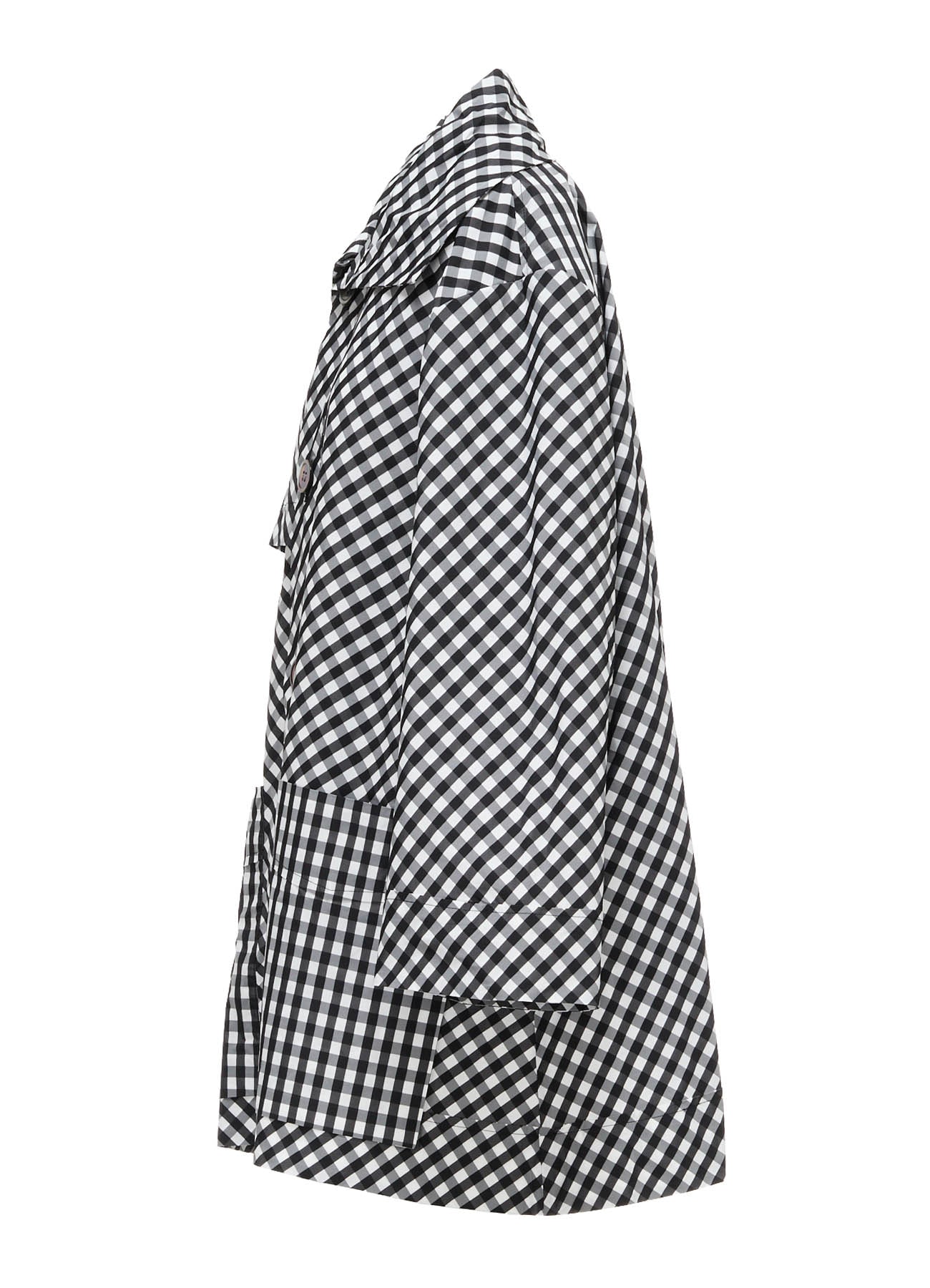 MEMORY TAFFETA PLAID COAT