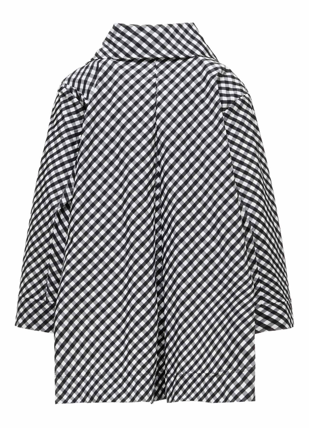 MEMORY TAFFETA PLAID COAT