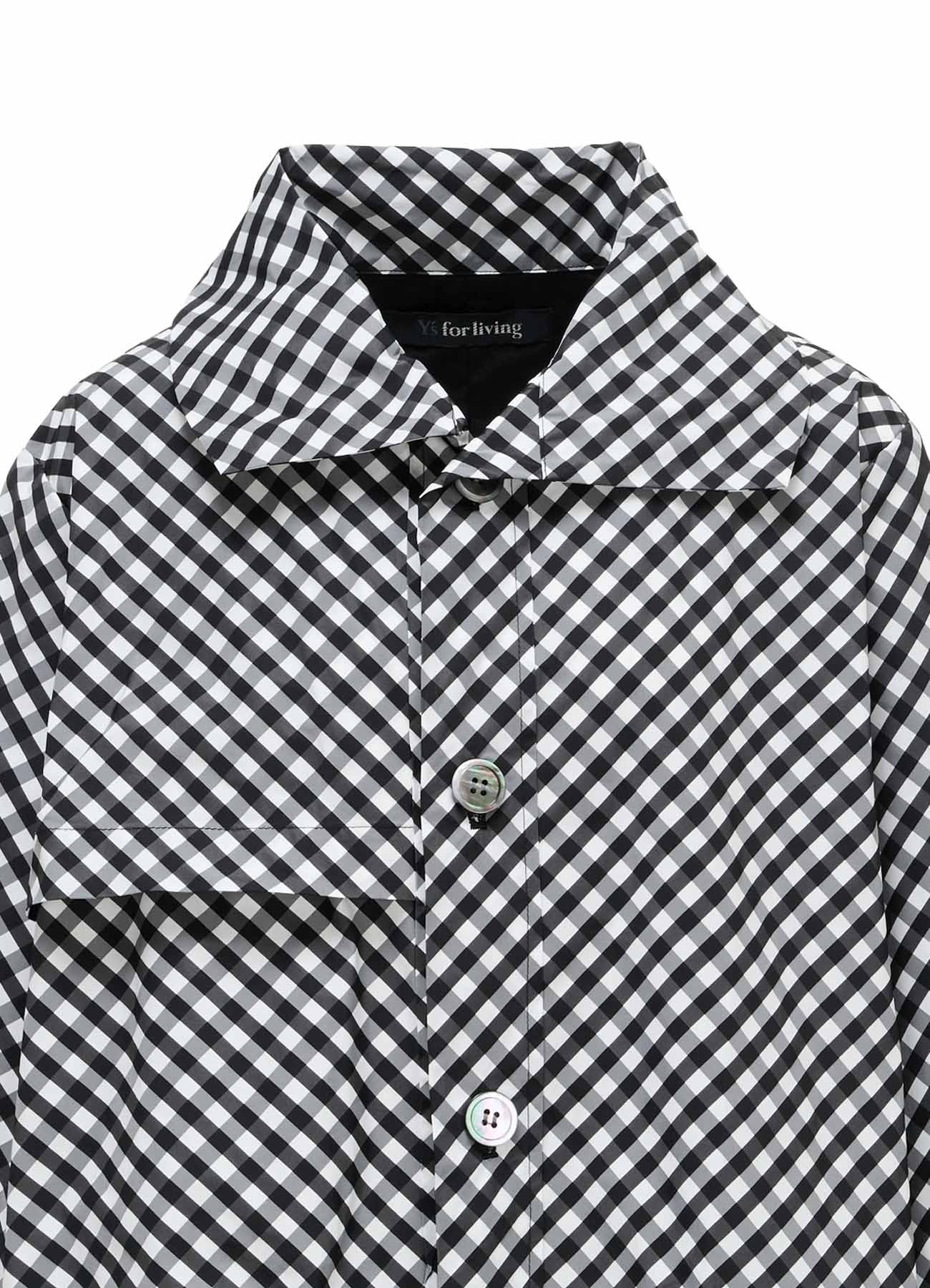 MEMORY TAFFETA PLAID COAT