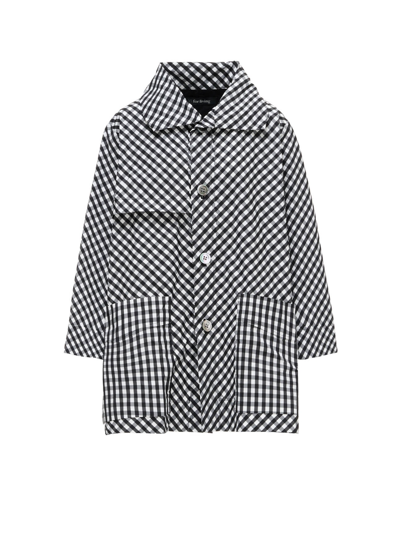 MEMORY TAFFETA PLAID COAT