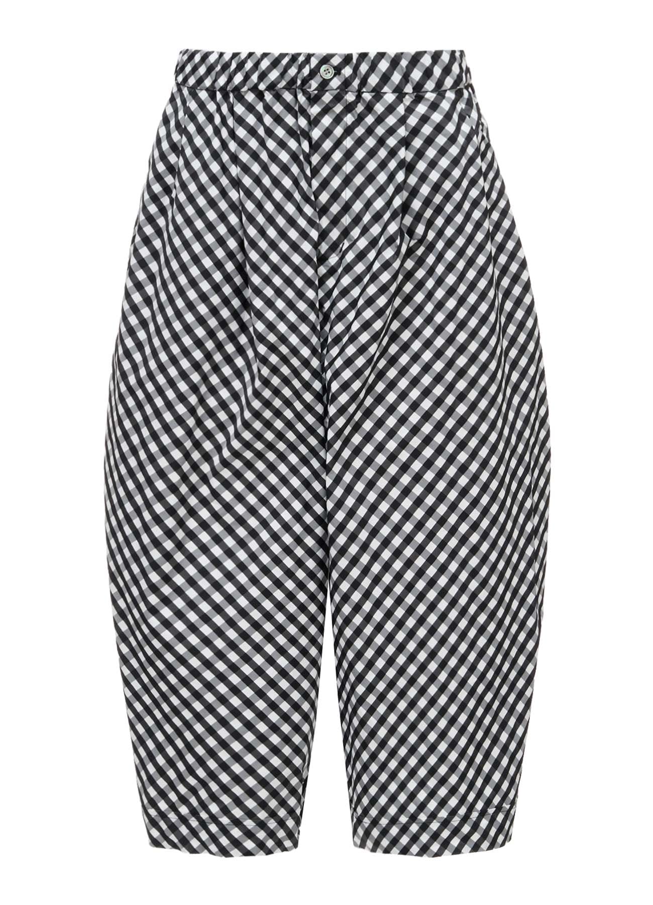 MEMORY TAFFETA PLAID PANTS