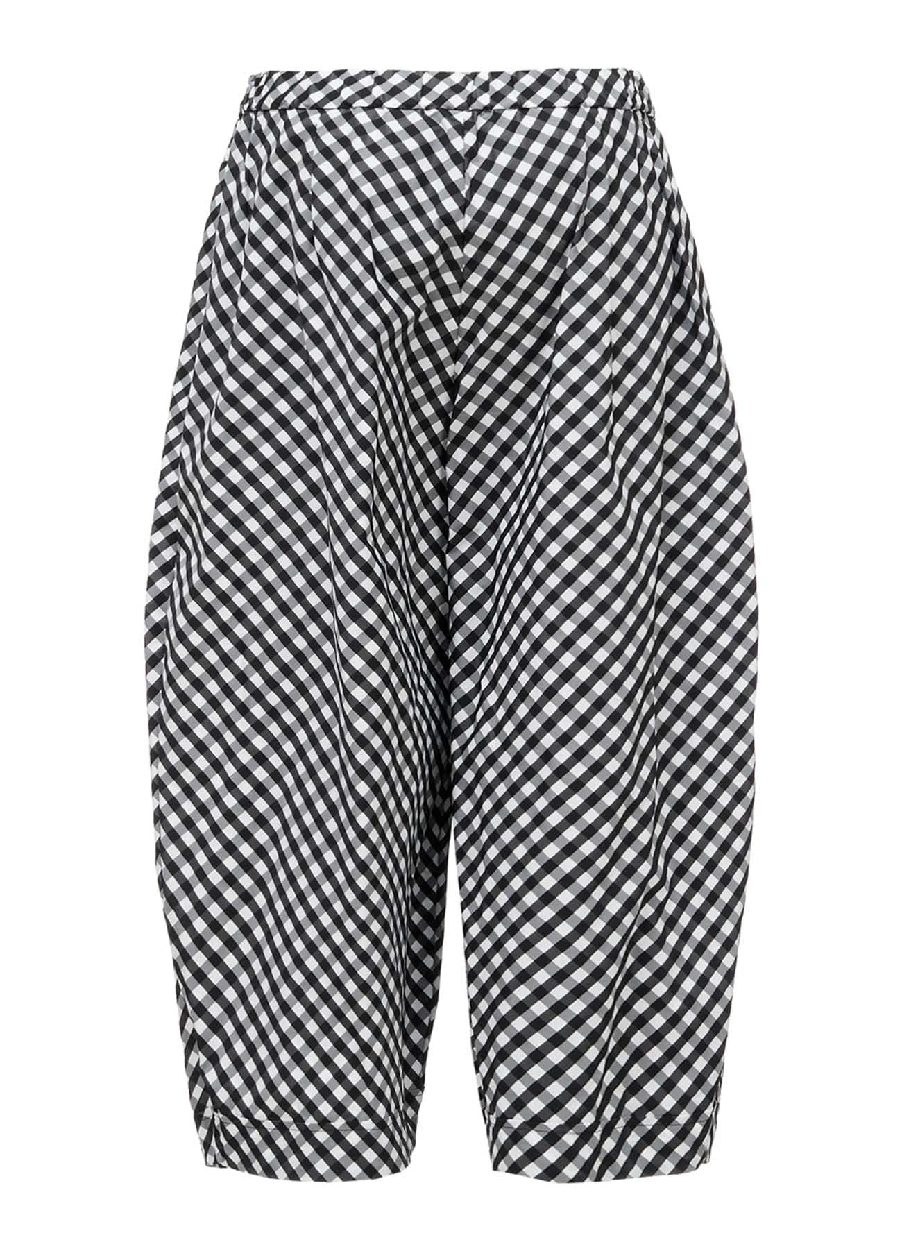 MEMORY TAFFETA PLAID PANTS