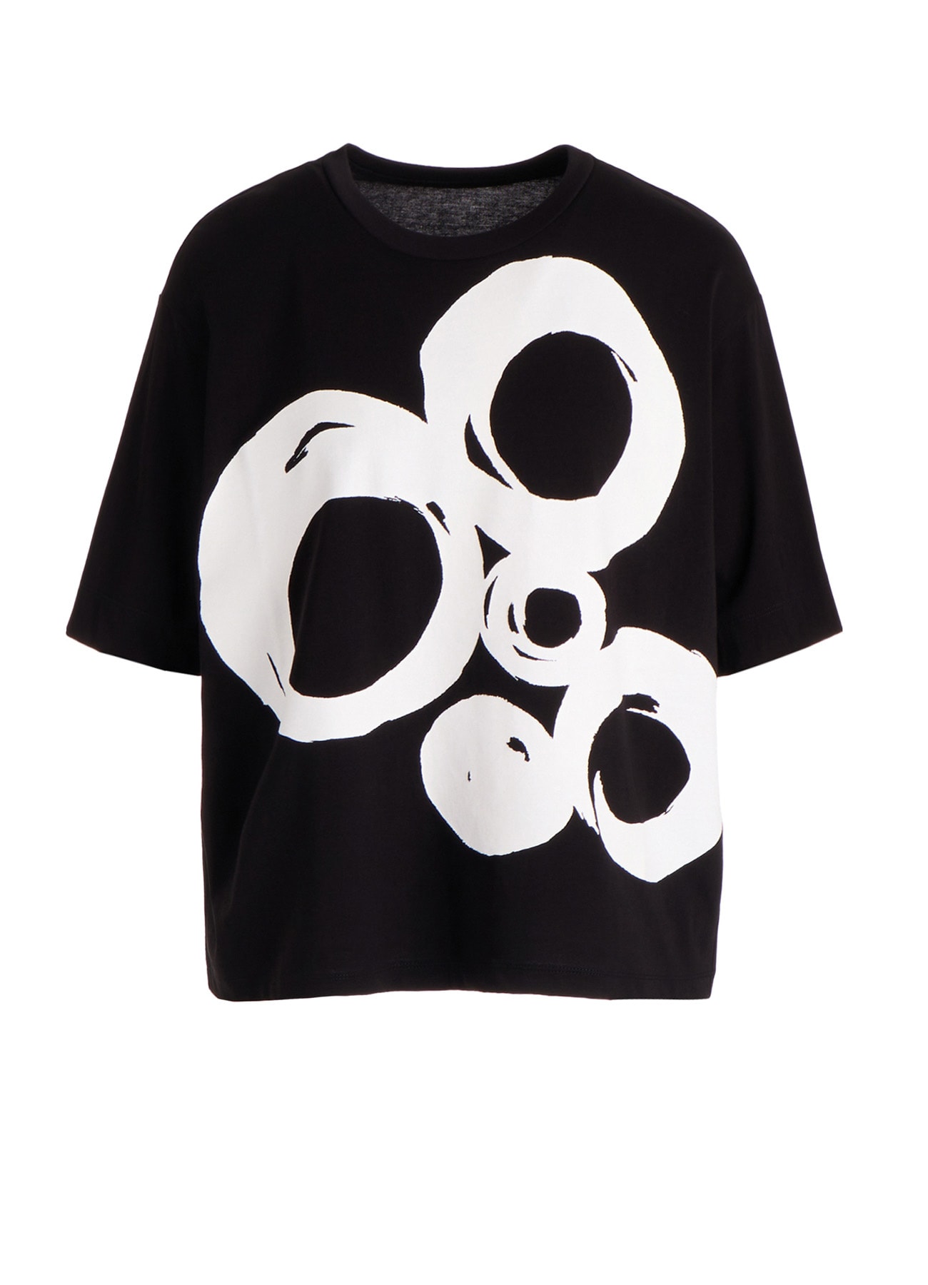 2PIECES 30/1 COTTON JERSEY T-SHIRTS(M White x Black): Y's for