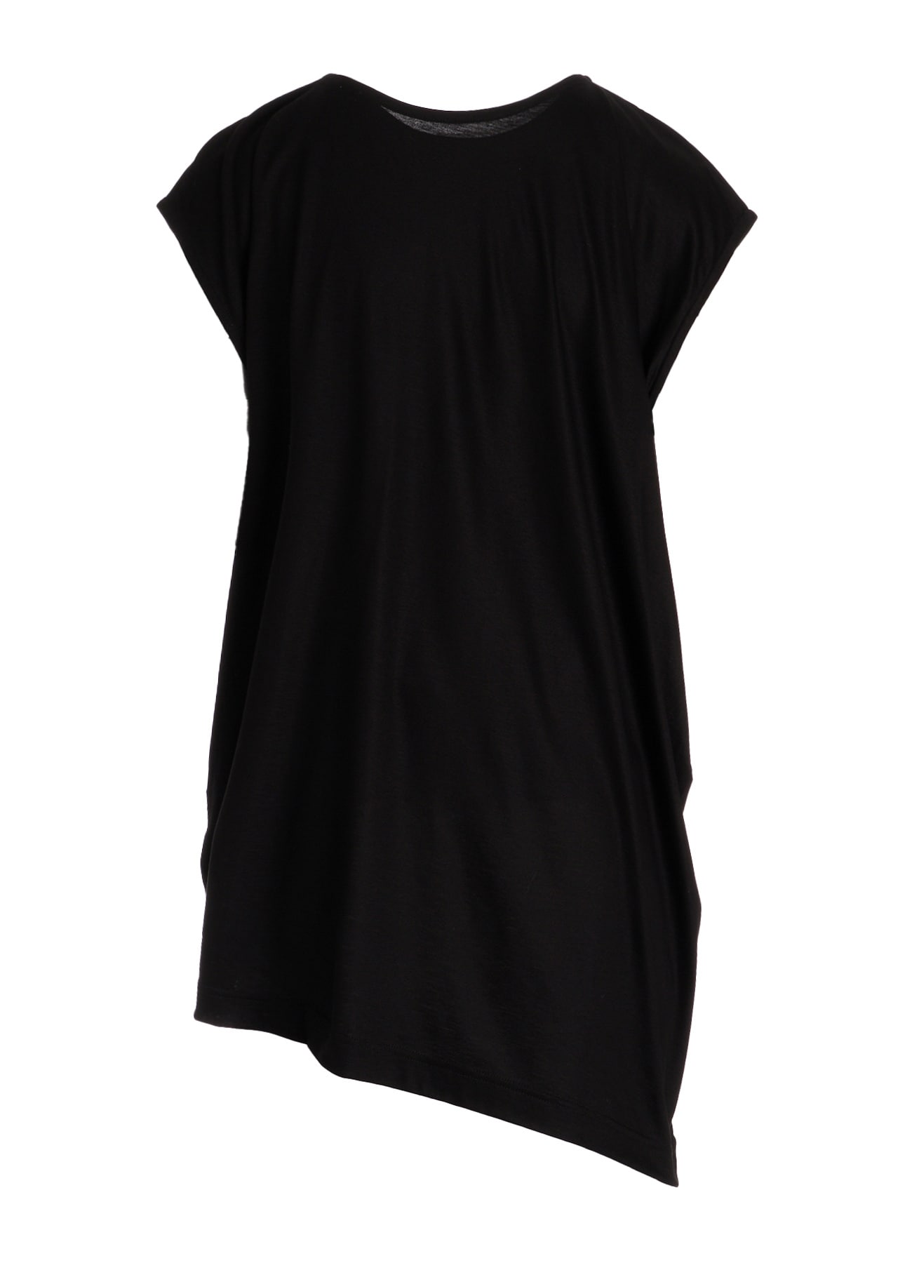 TENCEL COTTON JERSEY ASYMMETRIC HEM VEST