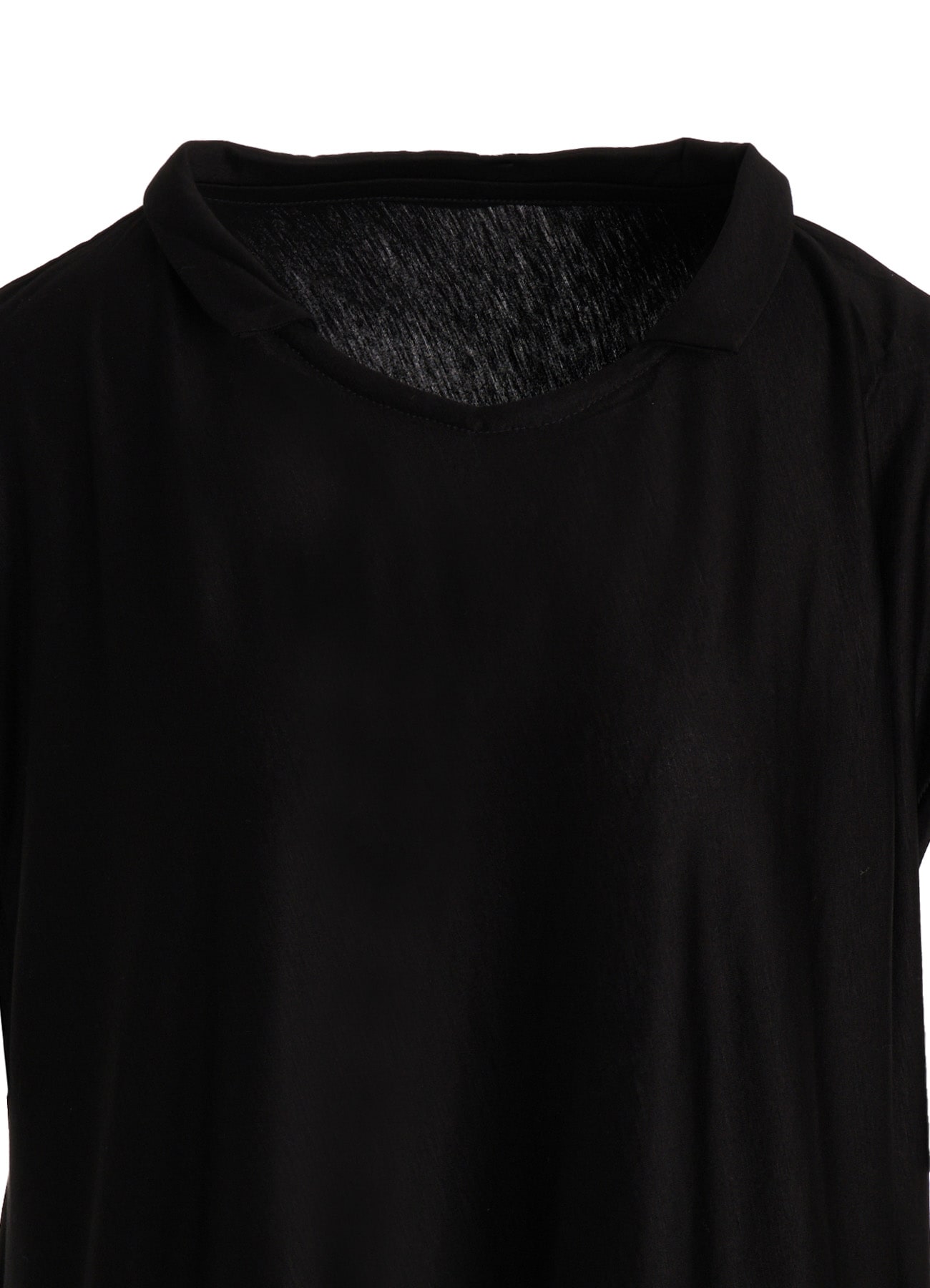 TENCEL COTTON JERSEY ASYMMETRIC HEM JUMPER DRESS