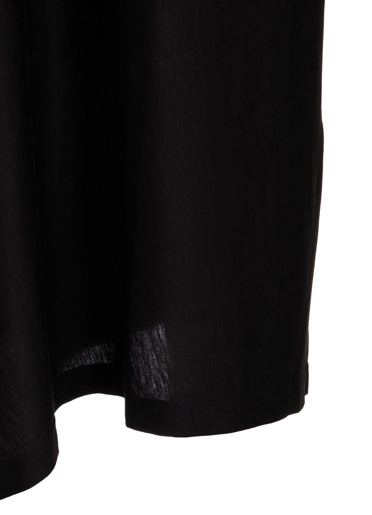 TENCEL COTTON JERSEY ASYMMETRIC HEM JUMPER DRESS