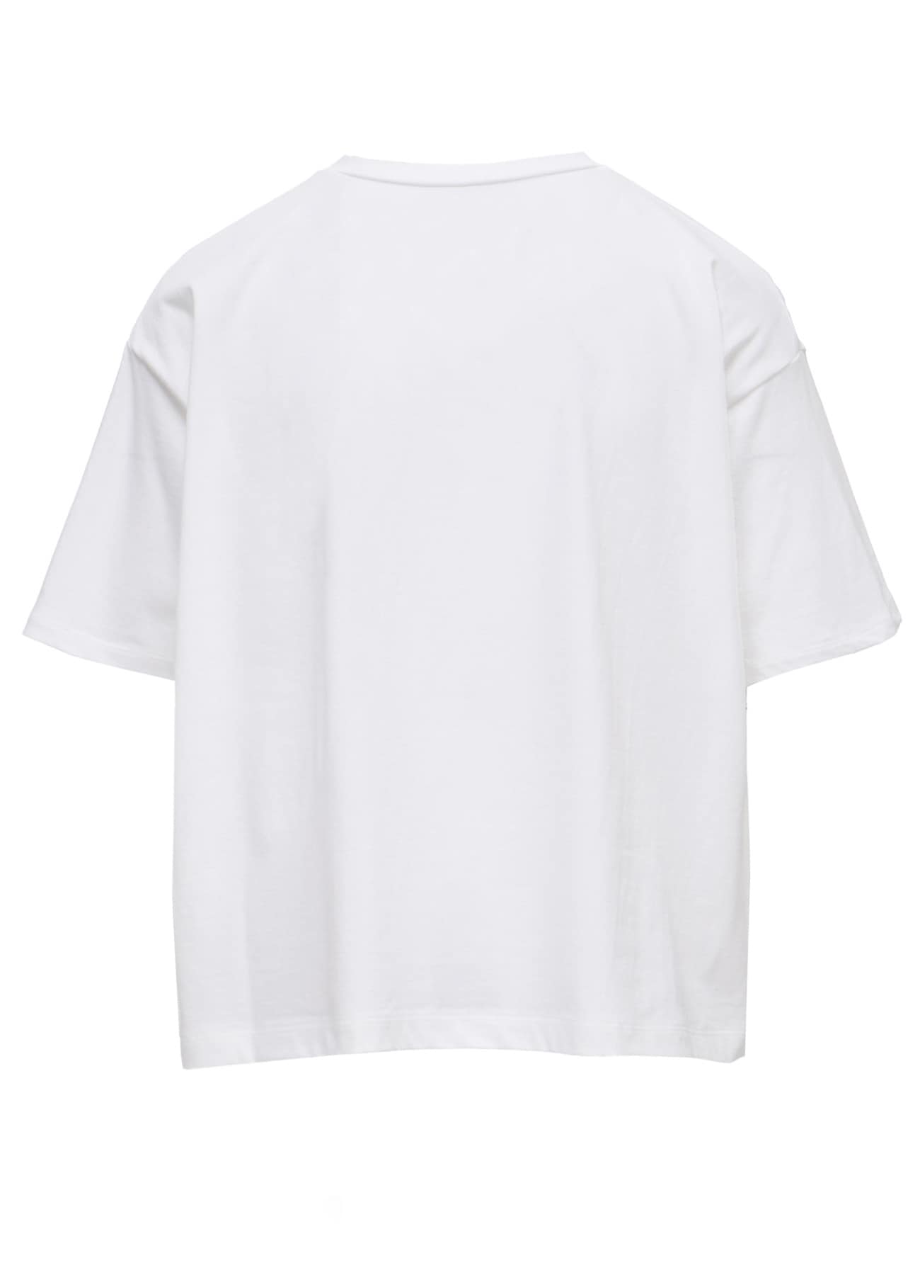 COTTON JERSEY HOUNDSTOOTH PRINT T-SHIRT