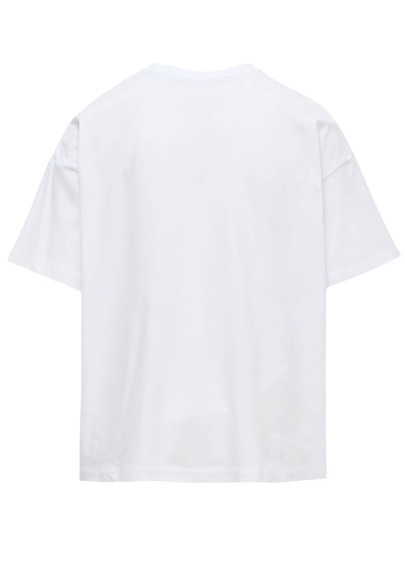 SOFT COTTON JERSEY T-SHIRT -ME AND MY DOG IN THE SHADE OF A TREE-