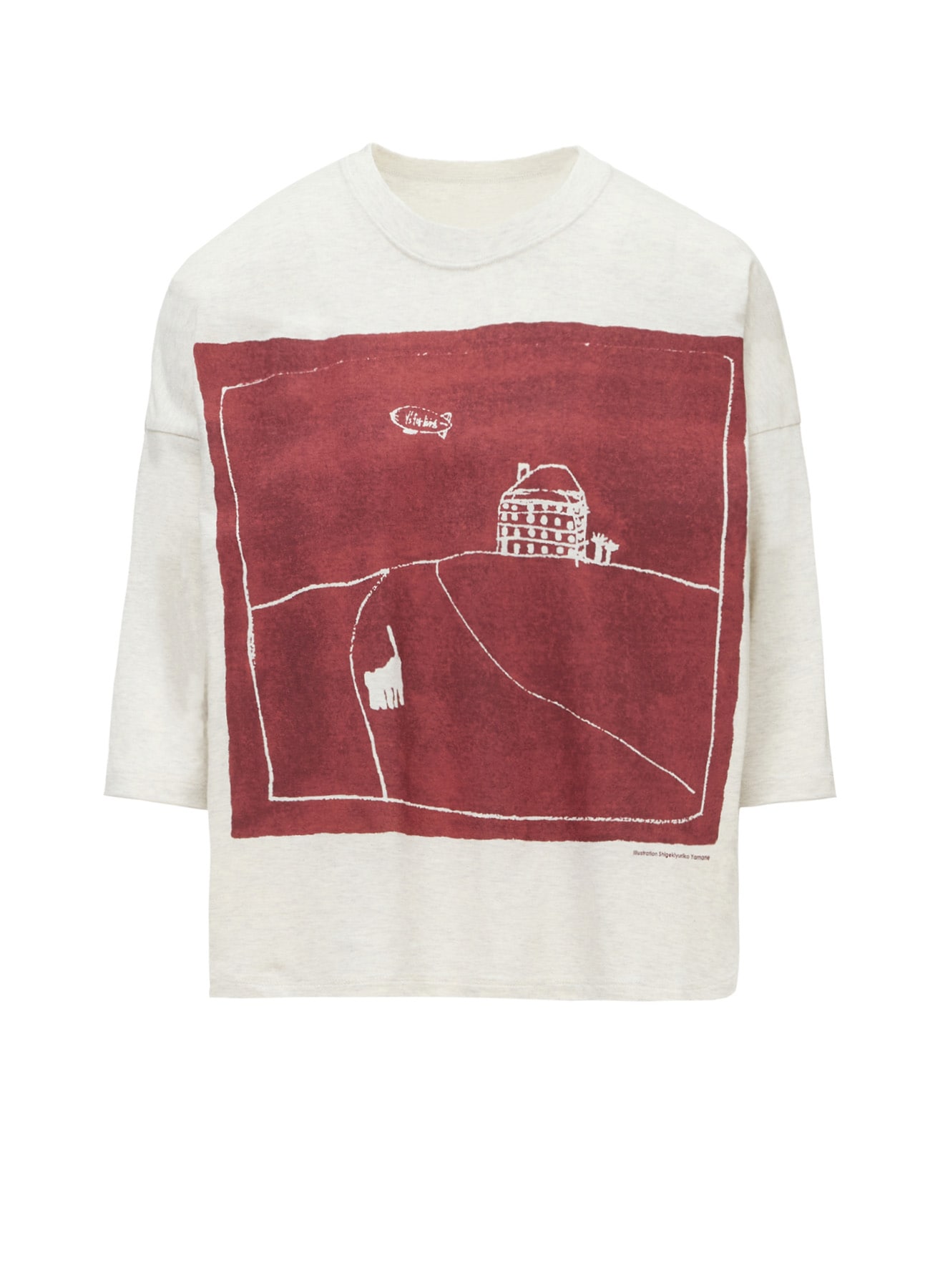 COTTON CELLULOSE KNIT PULLOVER(FREE SIZE Blue): Y's for living