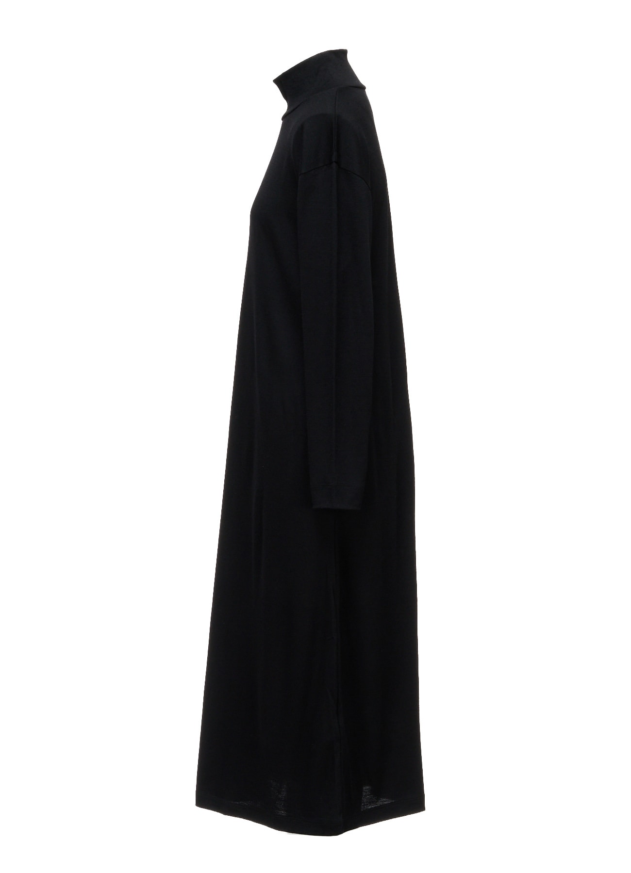 WASHABLE WOOL JERSEY HIGH NECK ONE PIECE