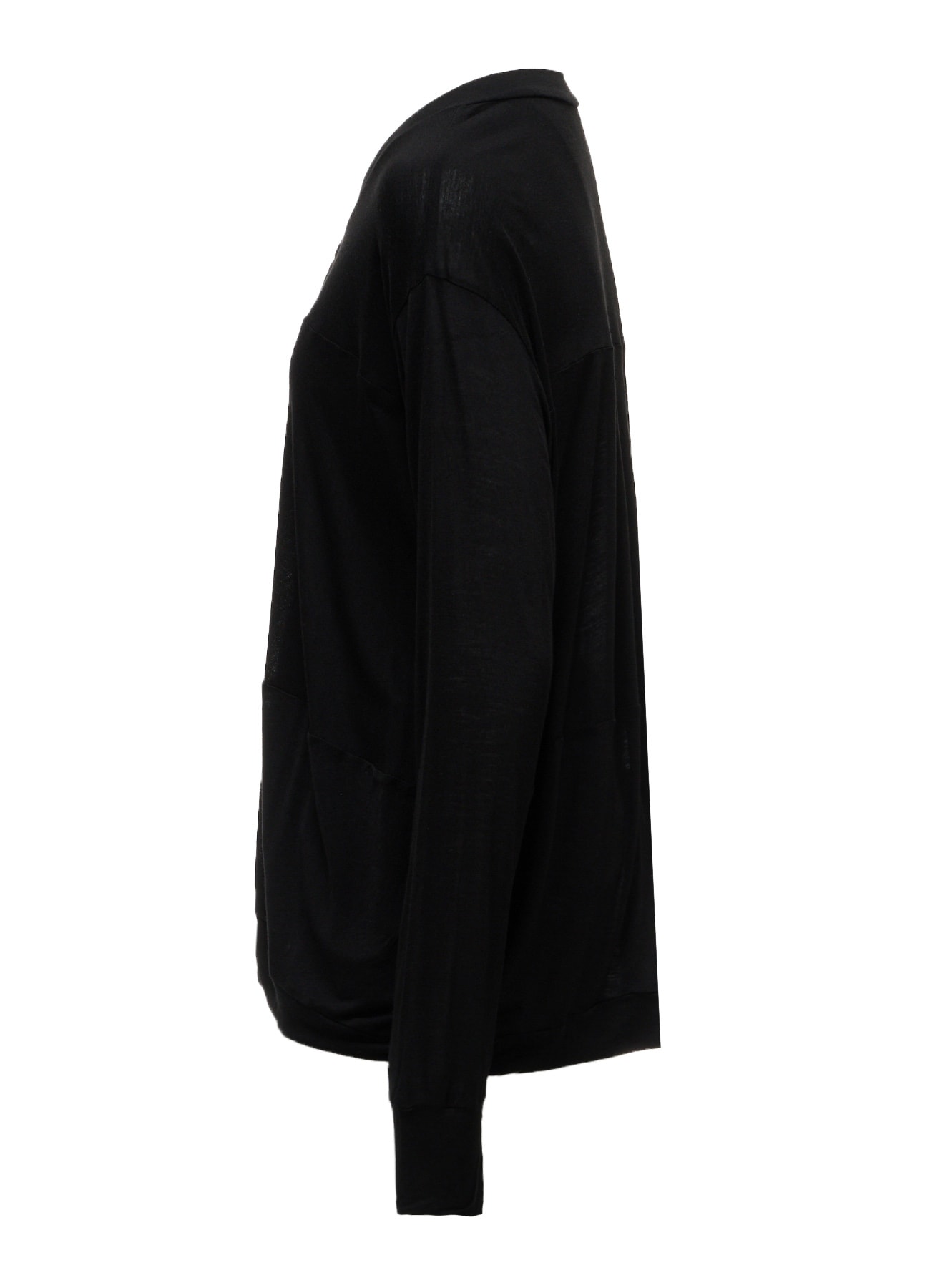 RAYON SILK JERSEY SWITCHING CARDIGAN