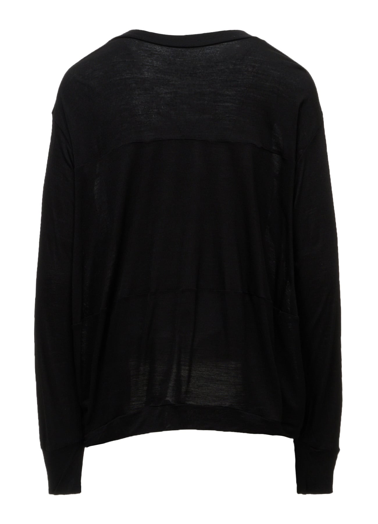 RAYON SILK JERSEY SWITCHING CARDIGAN