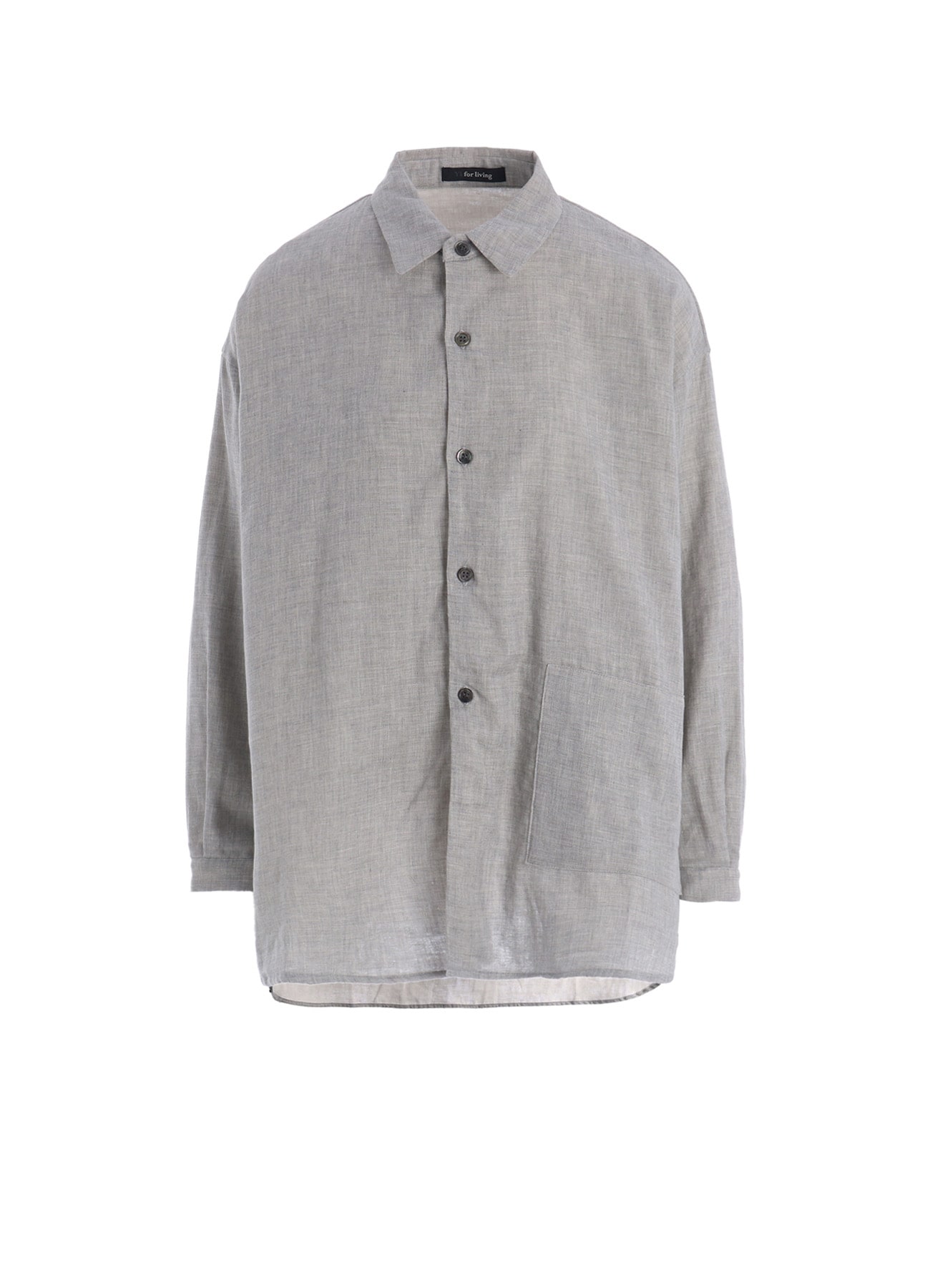 DOUBLE GAUZE LONG SLEEVE SHIRT (M)