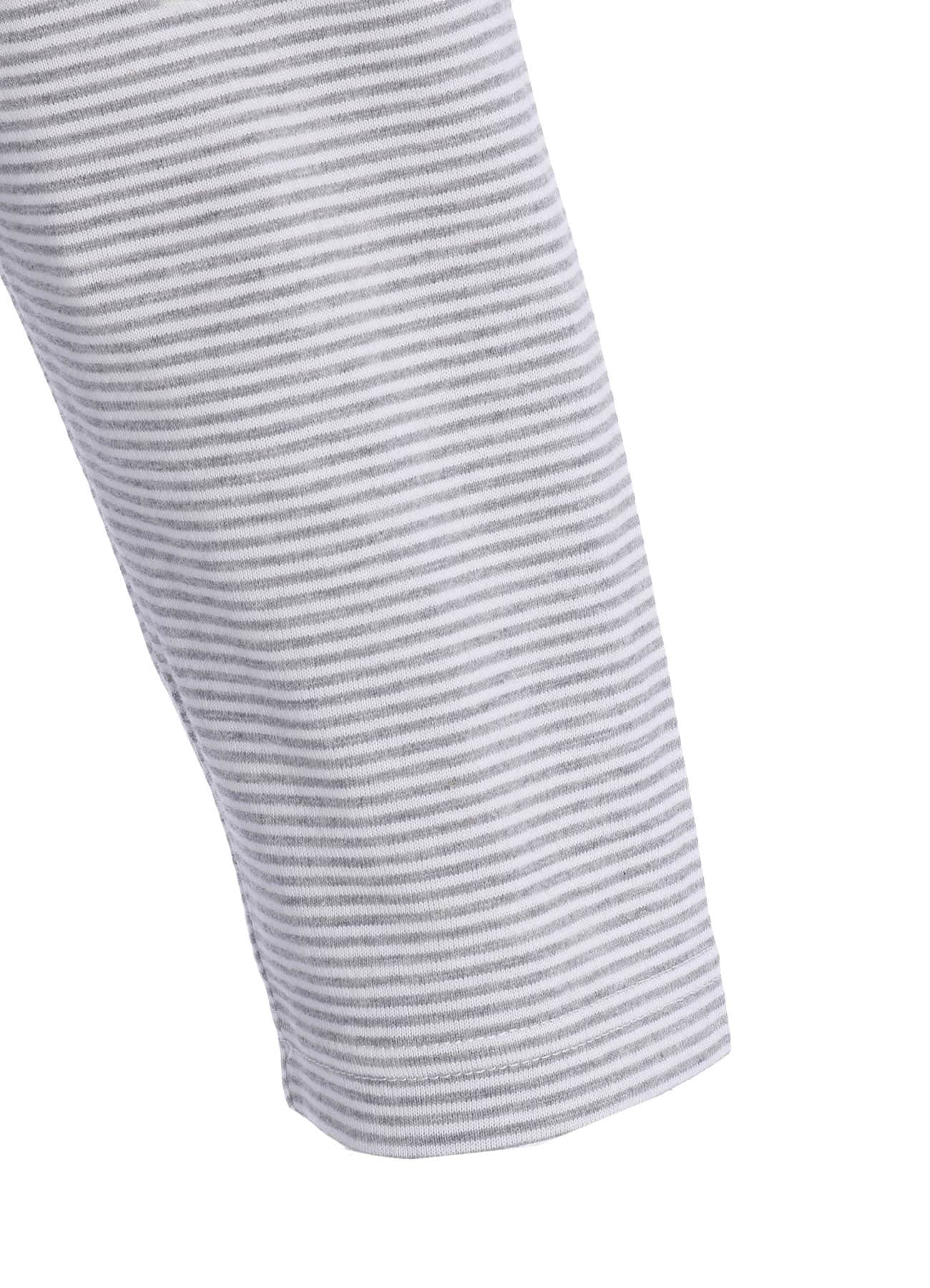 MIDIN BORDER LONG SLEEVE T-SHIRT (M)