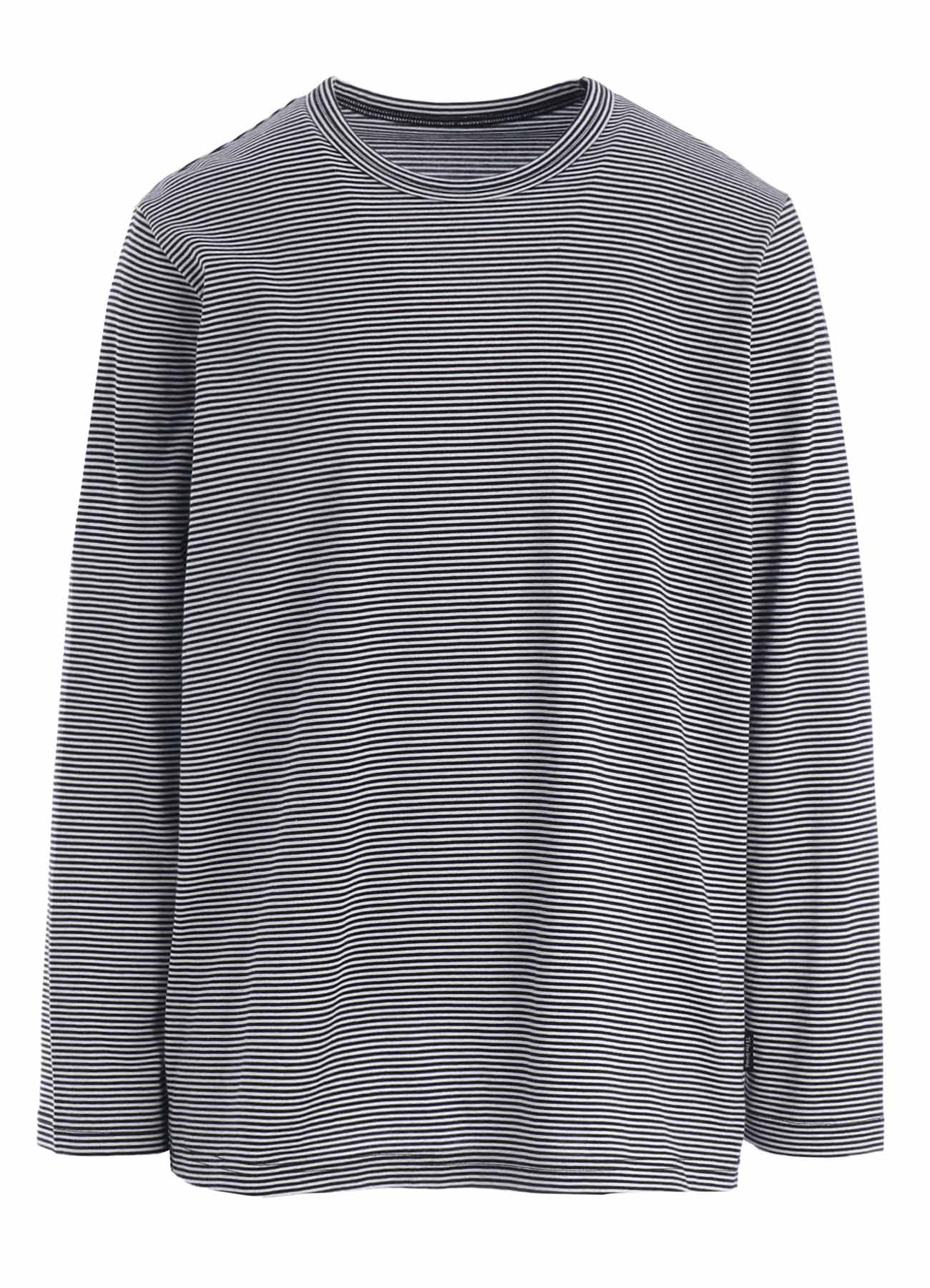 MIDIN BORDER LONG SLEEVE T-SHIRT (M)